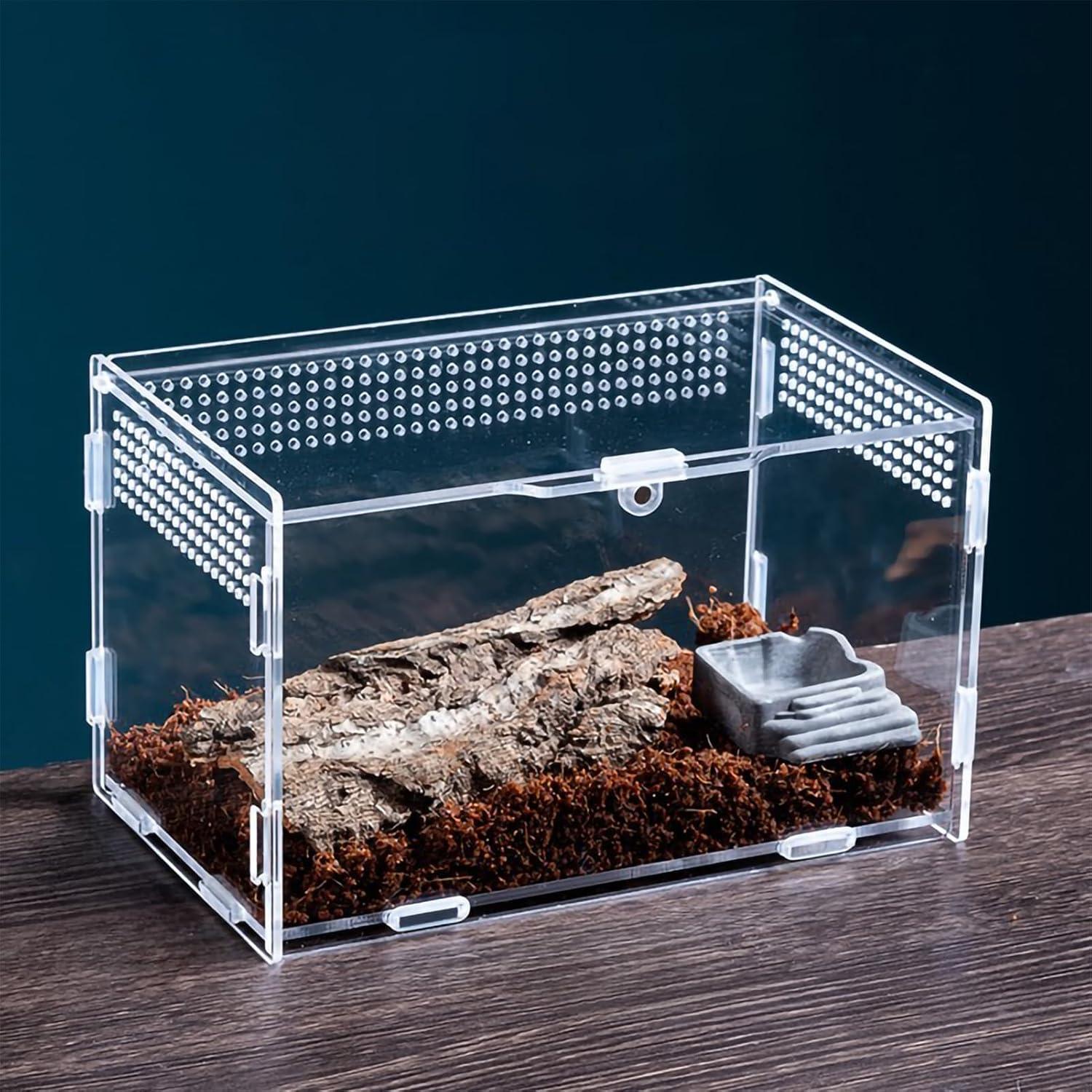 Enclosure de Terrario Acrílico TREELF 20.32x11.94x11.94 cm