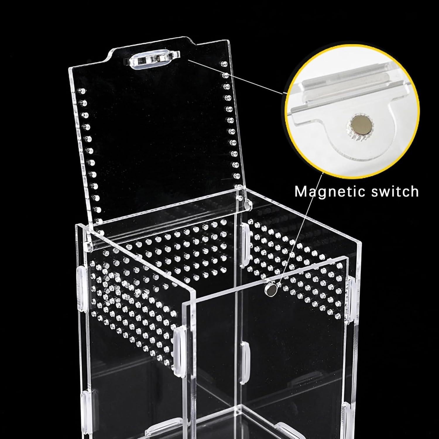 Enclosure de Terrario Acrílico TREELF 20.32x11.94x11.94 cm