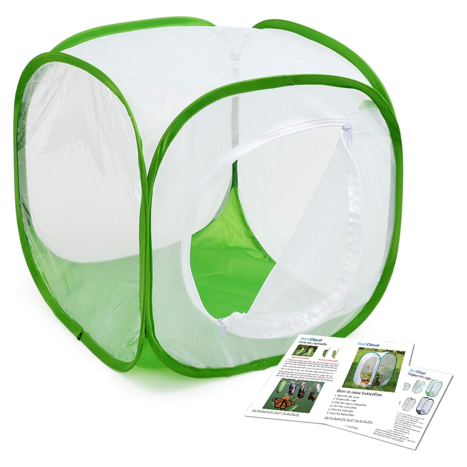 Jaula de Hábitat para Mariposas RESTCLOUD 30.48 cm Plegable