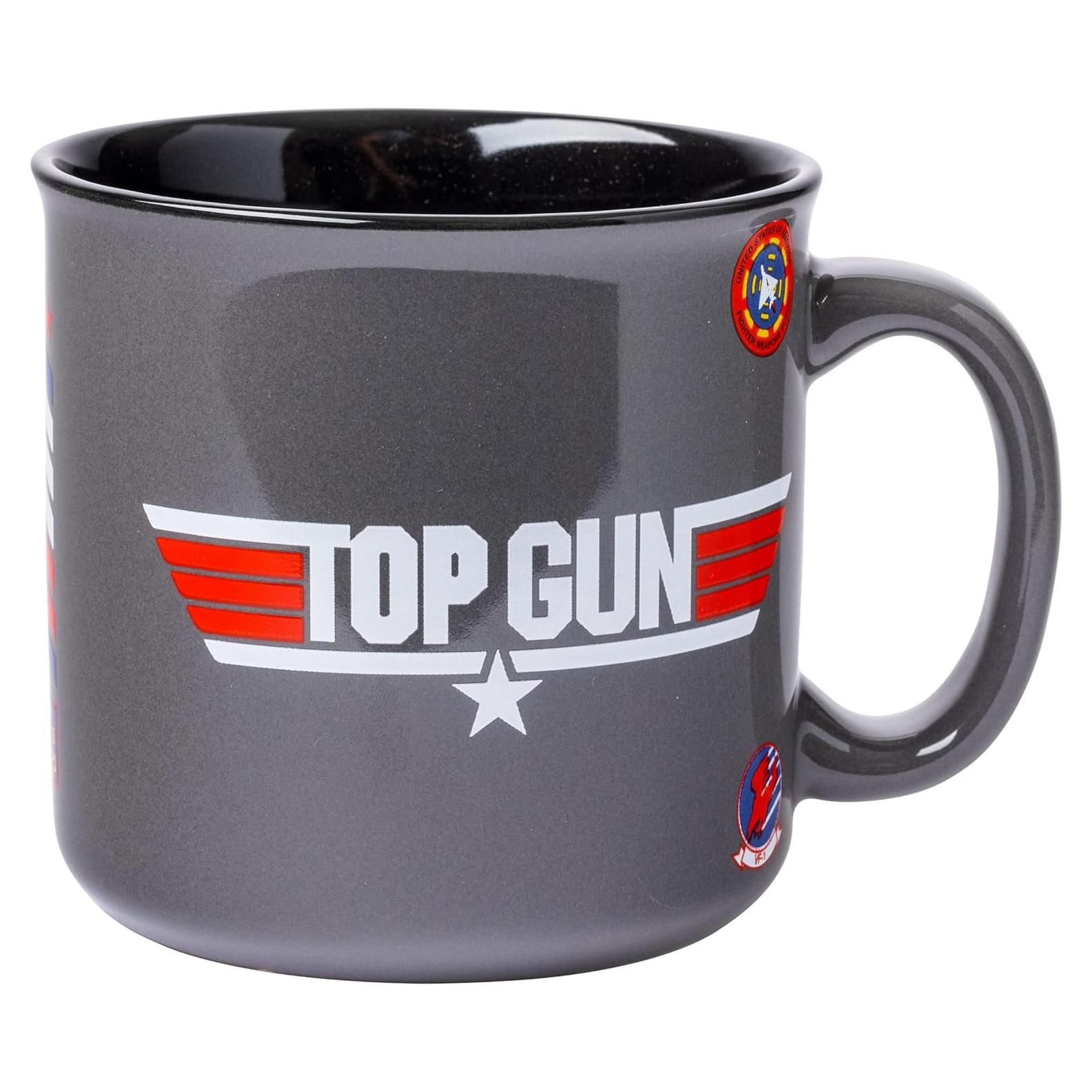 Taza de cerámica camper Silver Buffalo Top Gun 591 ml