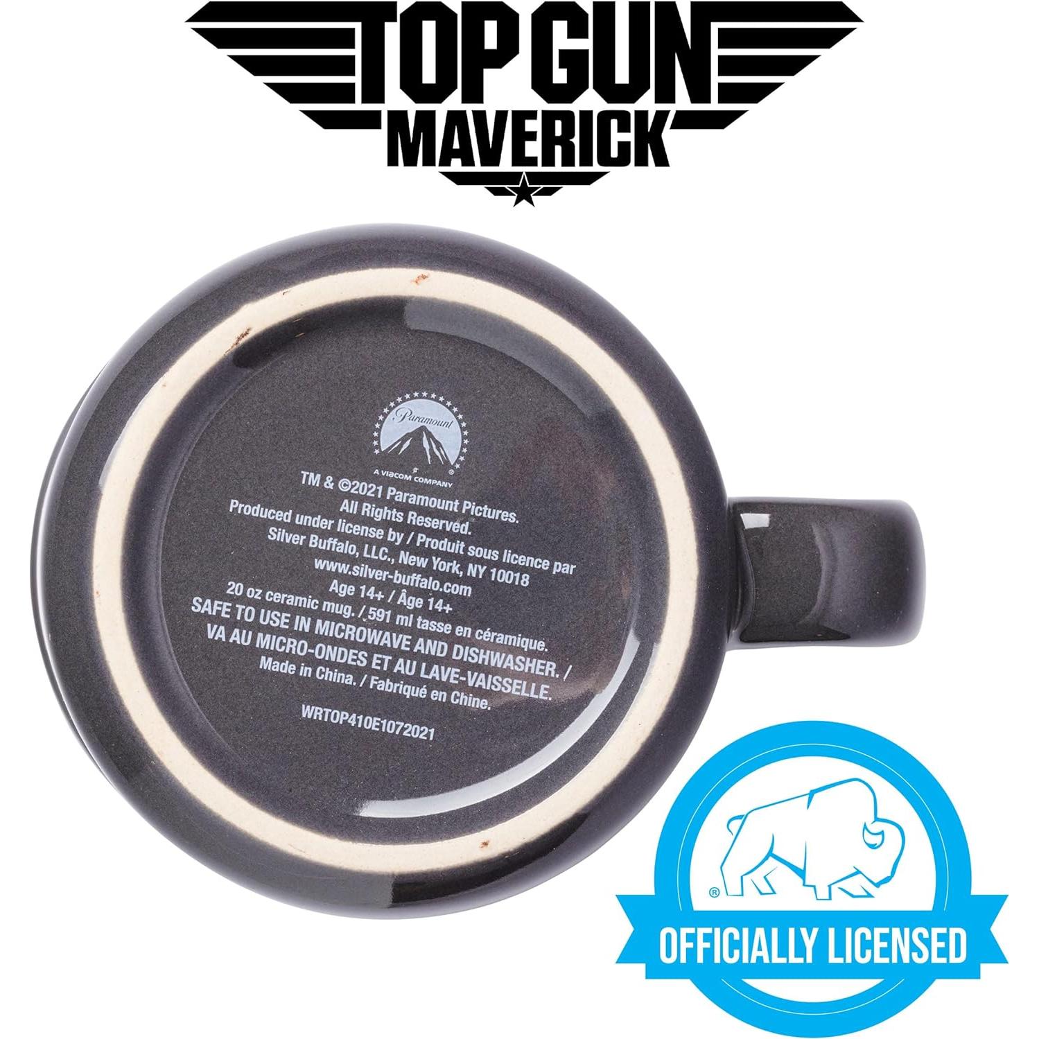 Taza de cerámica camper Silver Buffalo Top Gun 591 ml
