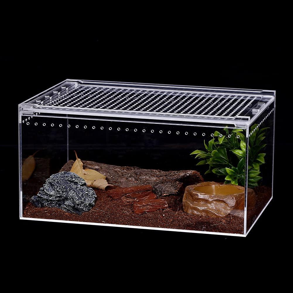 Recinto Acrílico Grande NANEEZOO 9.5L para Reptiles 30.5x20.3cm