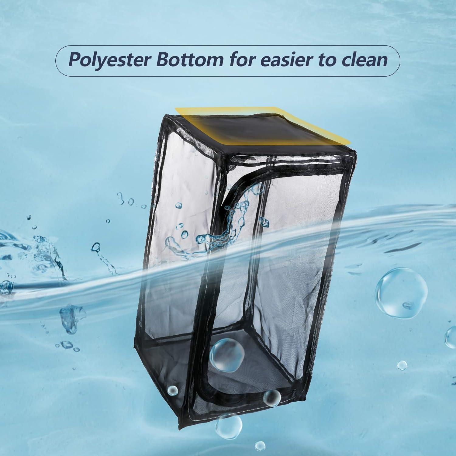 Jaula de Mariposas Restcloud 38x38x76cm Plegable con Fondo Deslizante