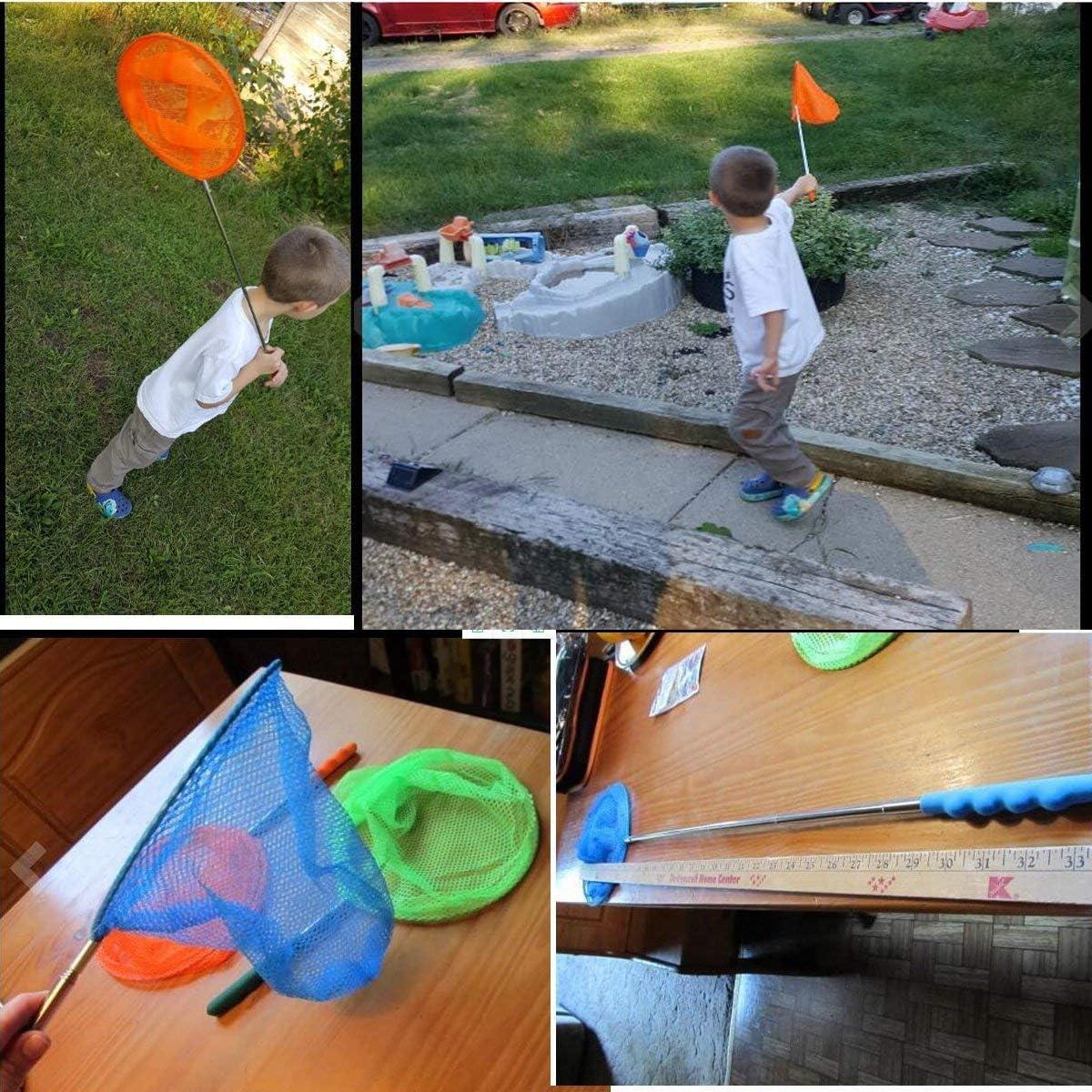 Juego de 3 Redes Telescópicas M-jump para Atrapar Insectos y Peces