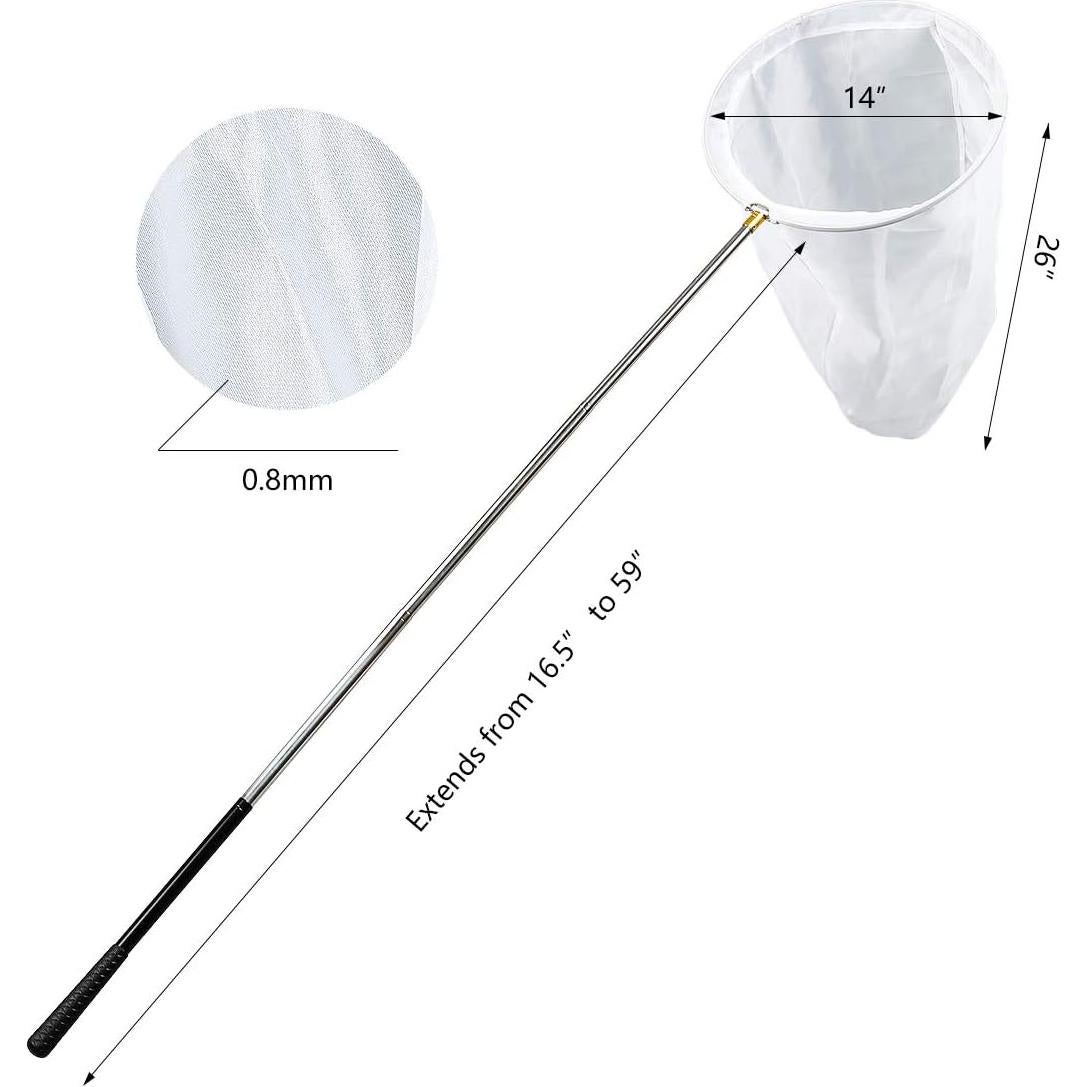 Red profesional para insectos RESTCLOUD 73 cm telescópica