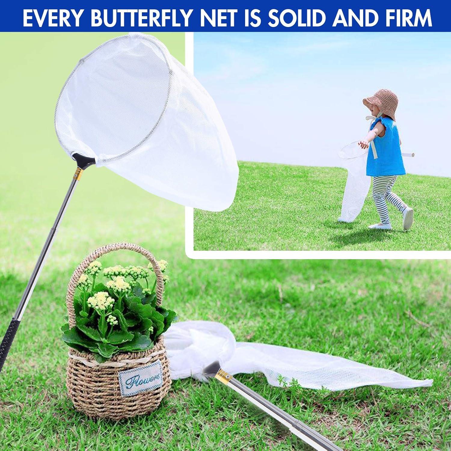 Red de Mariposas Telescópica Rngeo Acero Inoxidable 38-178 cm