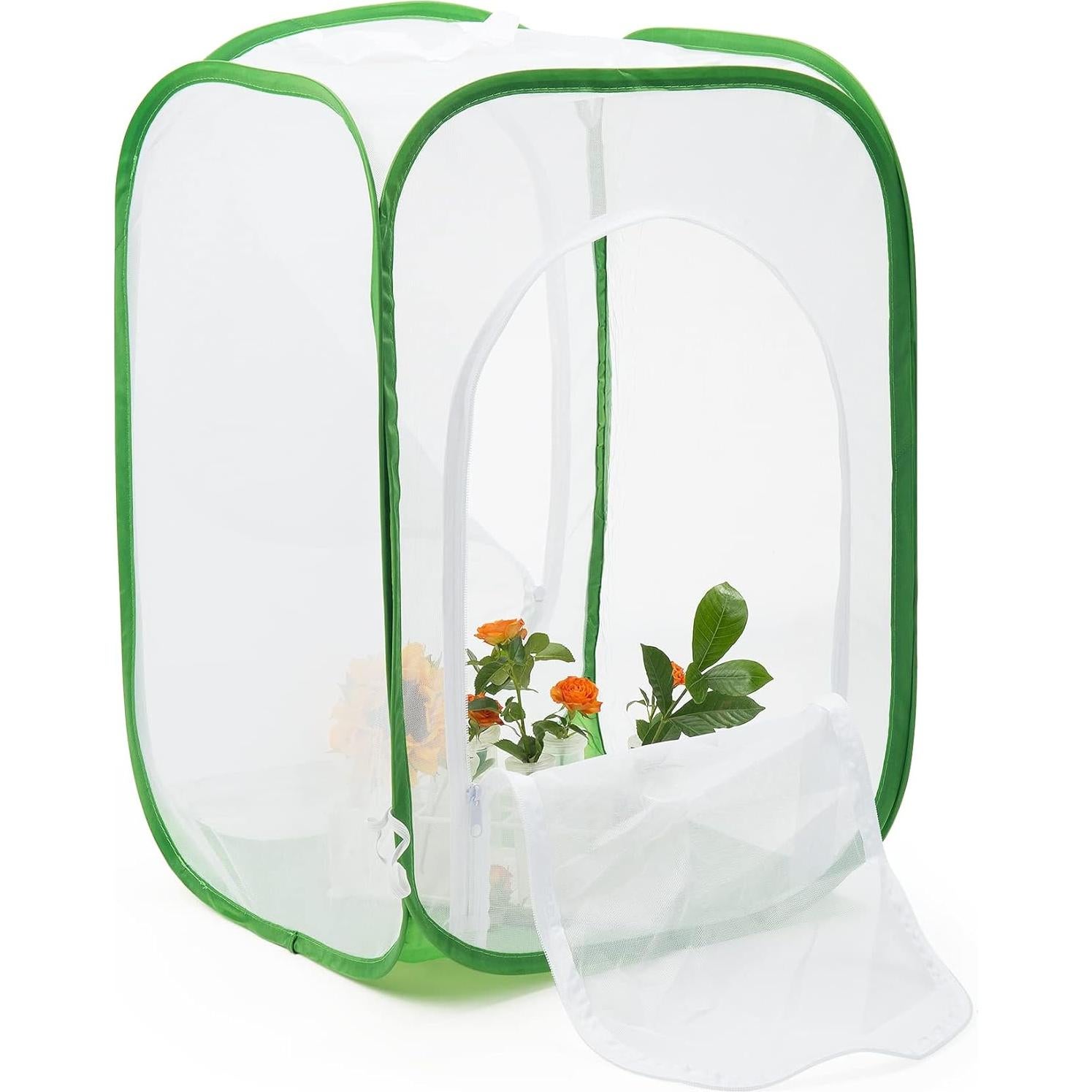 Jaula Hábitat para Mariposas Monarca Restcloud 39.9x39.9x61cm