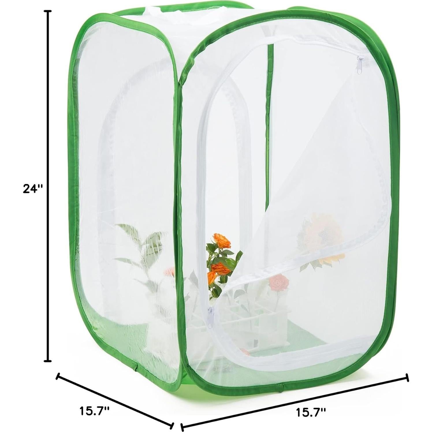 Jaula Hábitat para Mariposas Monarca Restcloud 39.9x39.9x61cm