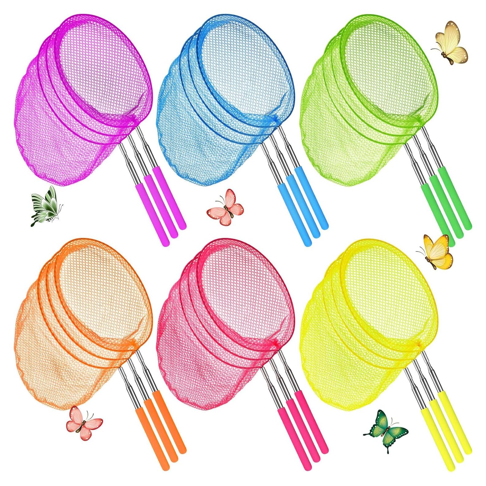 24 Redes Telescópicas para Niños Sosation, 38-86 cm Coloridas