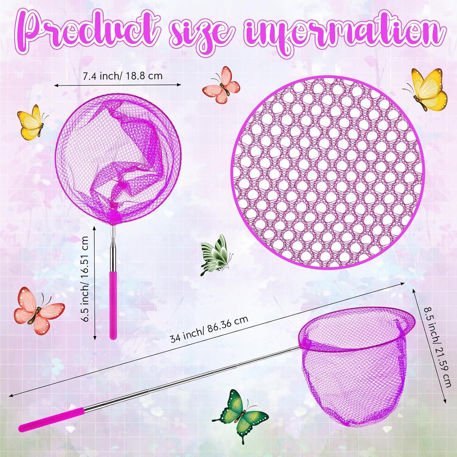 24 Redes Telescópicas para Niños Sosation, 38-86 cm Coloridas