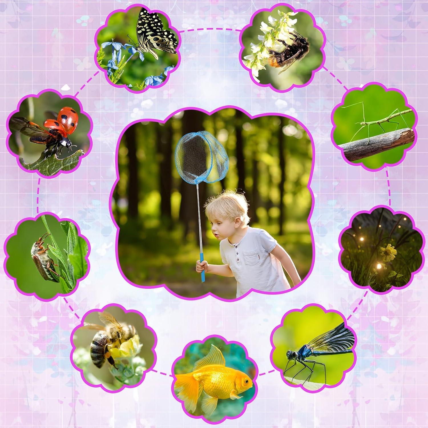 24 Redes Telescópicas para Niños Sosation, 38-86 cm Coloridas