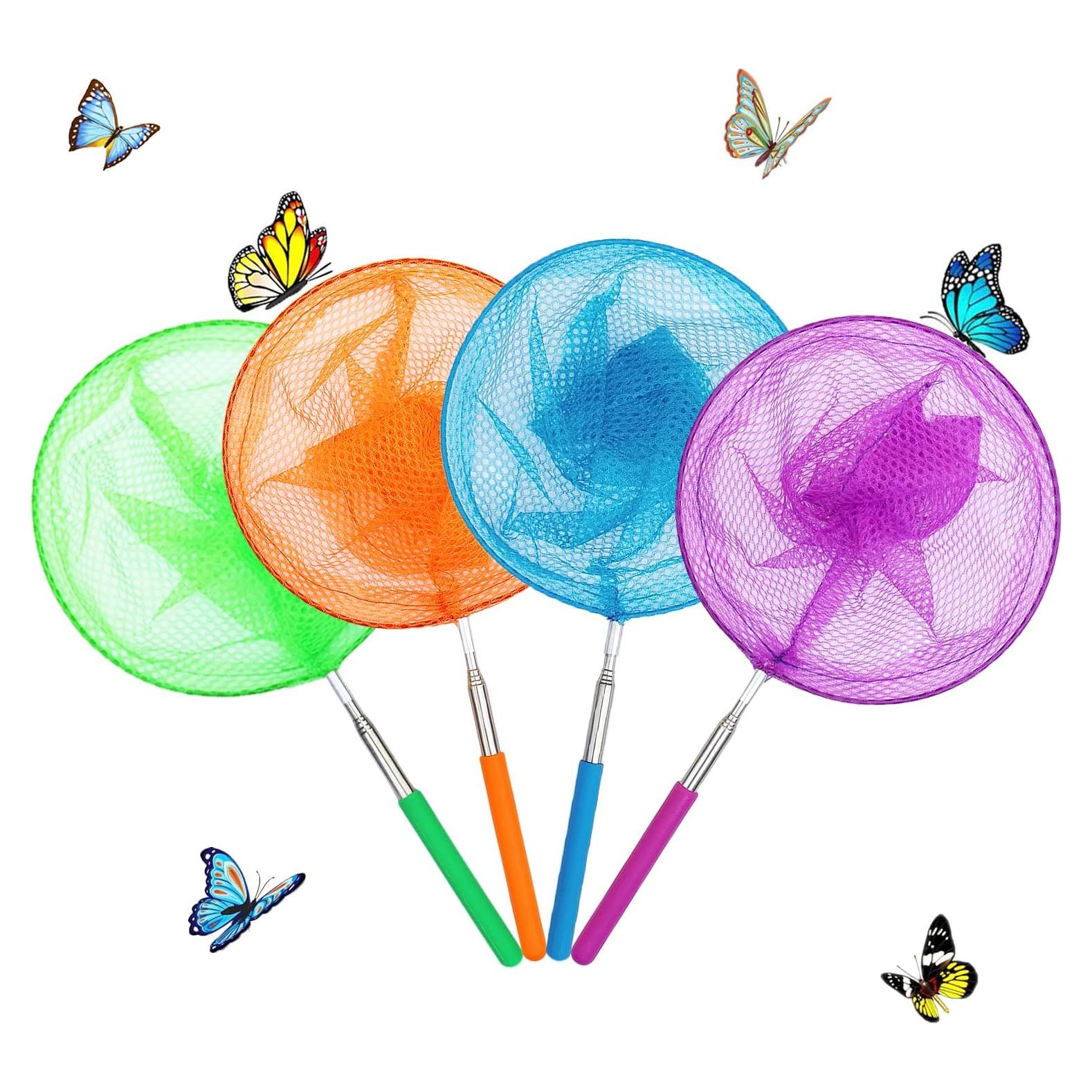 Paquete de 4 Redes Telescópicas para Insectos BAIDOON