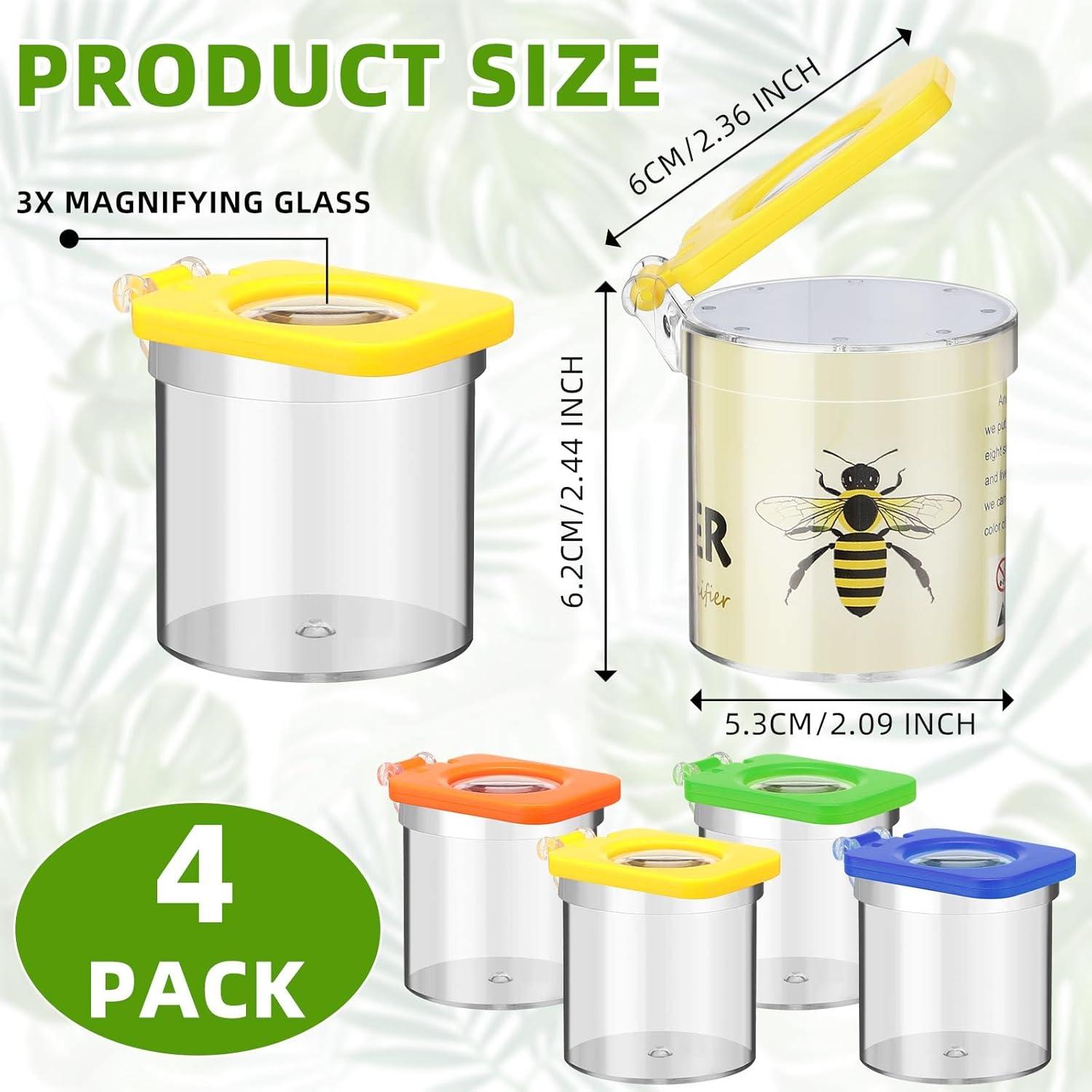 Kit de Observación de Insectos para Niños Halloscume - 4 Visores y Pinzas