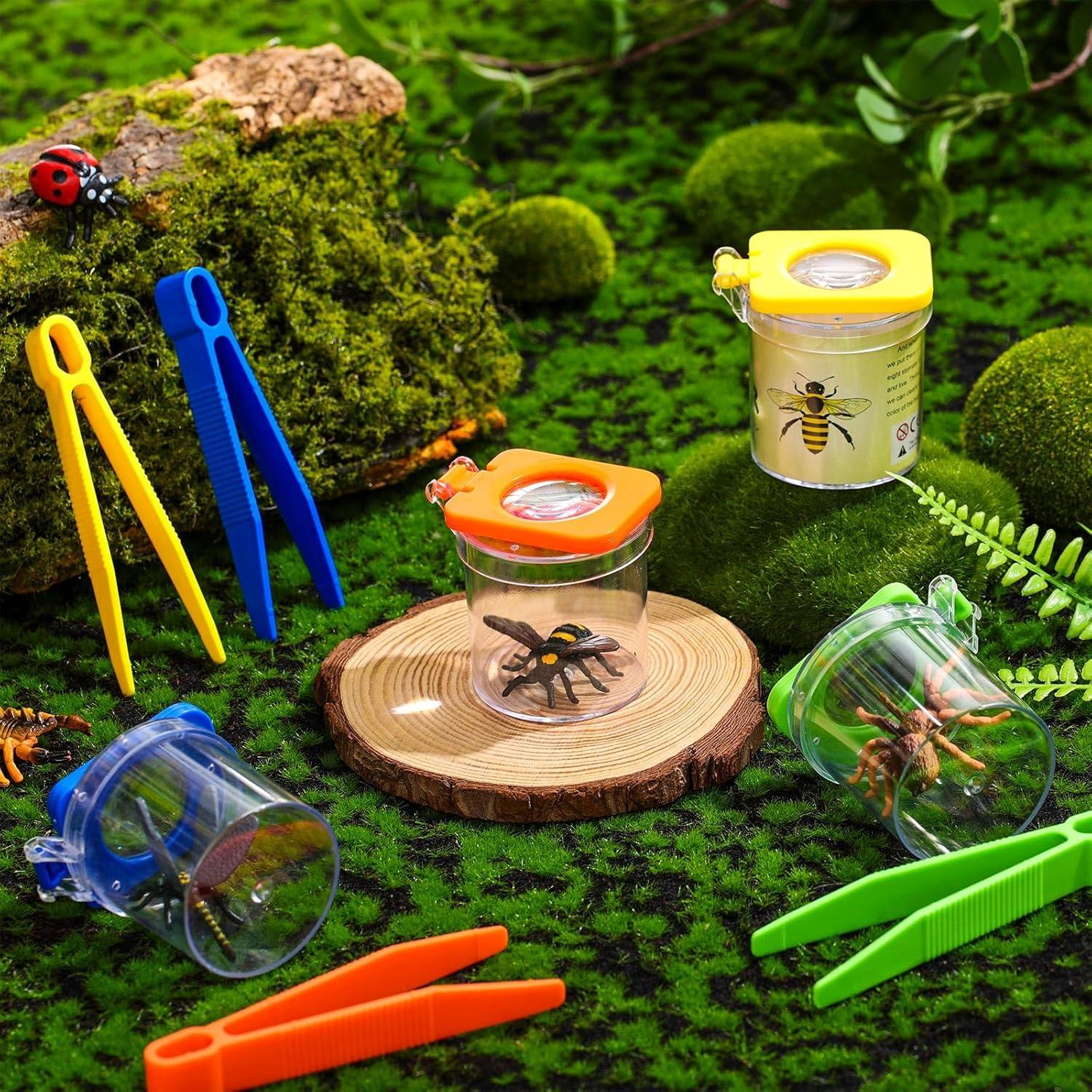 Kit de Observación de Insectos para Niños Halloscume - 4 Visores y Pinzas