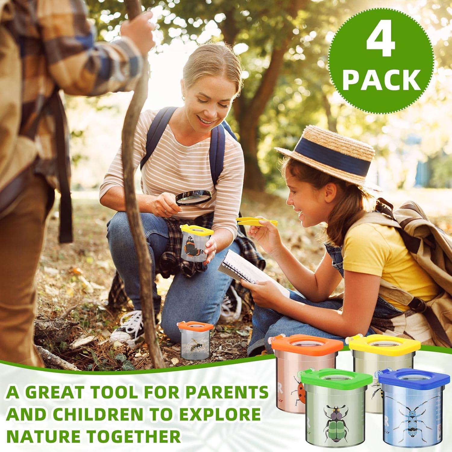 Kit de Observación de Insectos para Niños Halloscume - 4 Visores y Pinzas