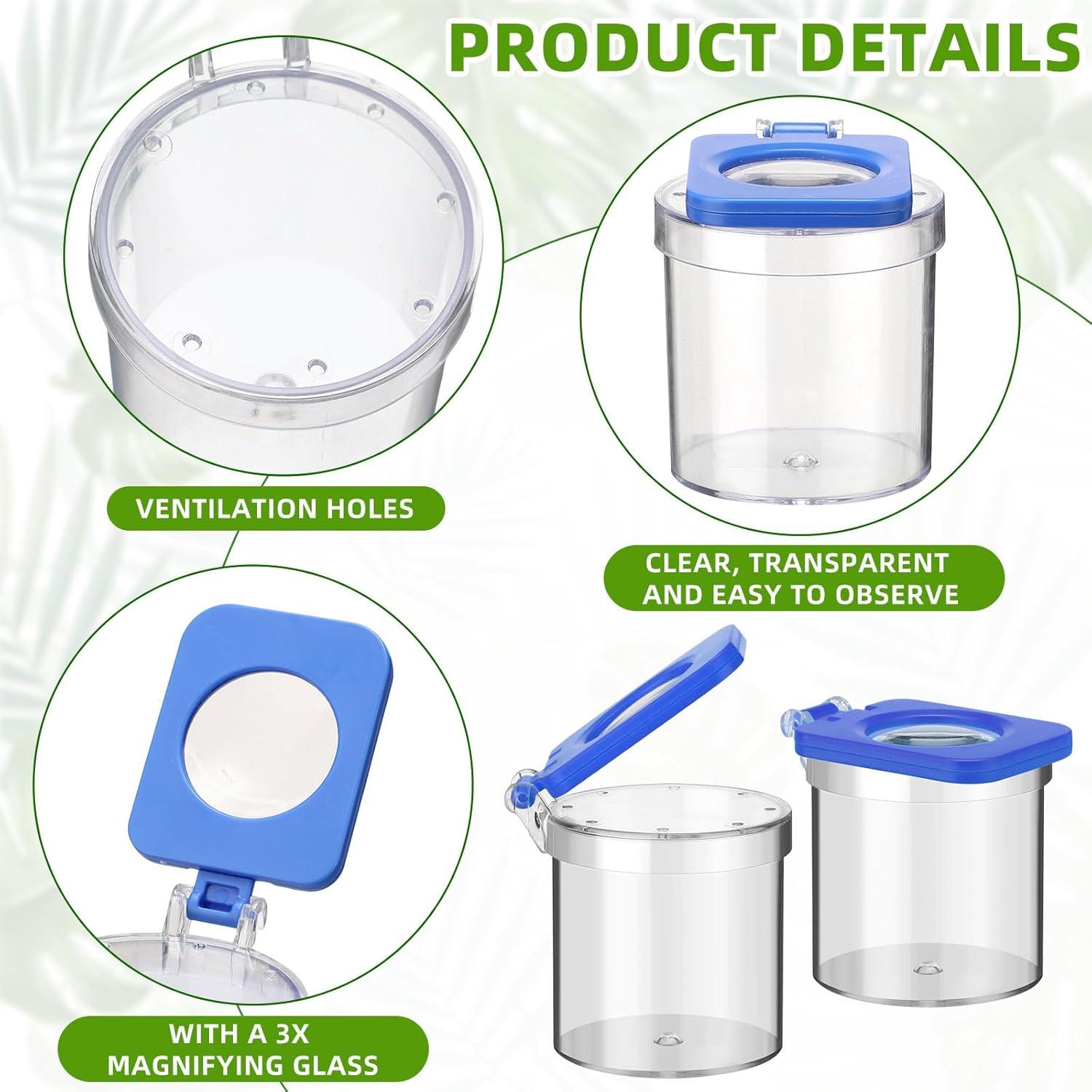 Kit de Exploración de Insectos Halloscume - 12 Visores y Pinzas