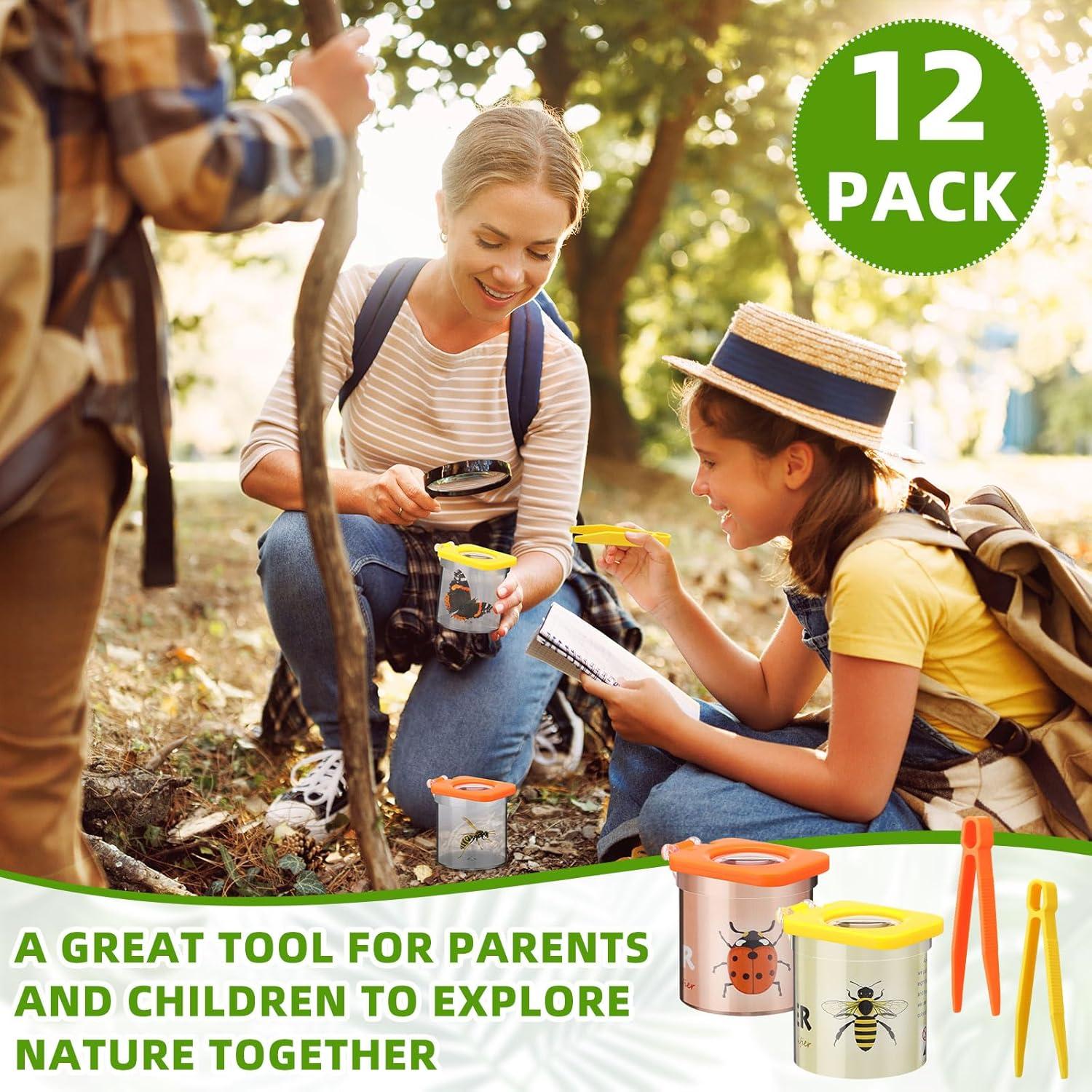 Kit de Exploración de Insectos Halloscume - 12 Visores y Pinzas