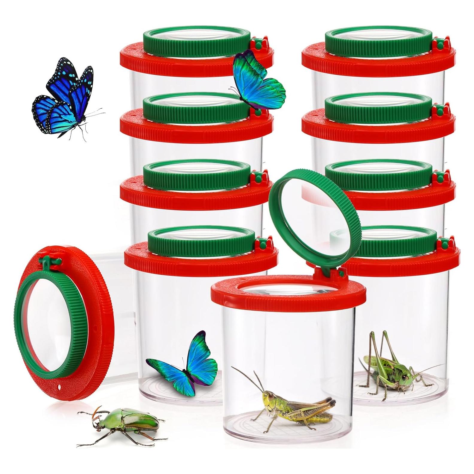 Set de 10 Visores de Insectos Coloch con Lupa 6X para Niños