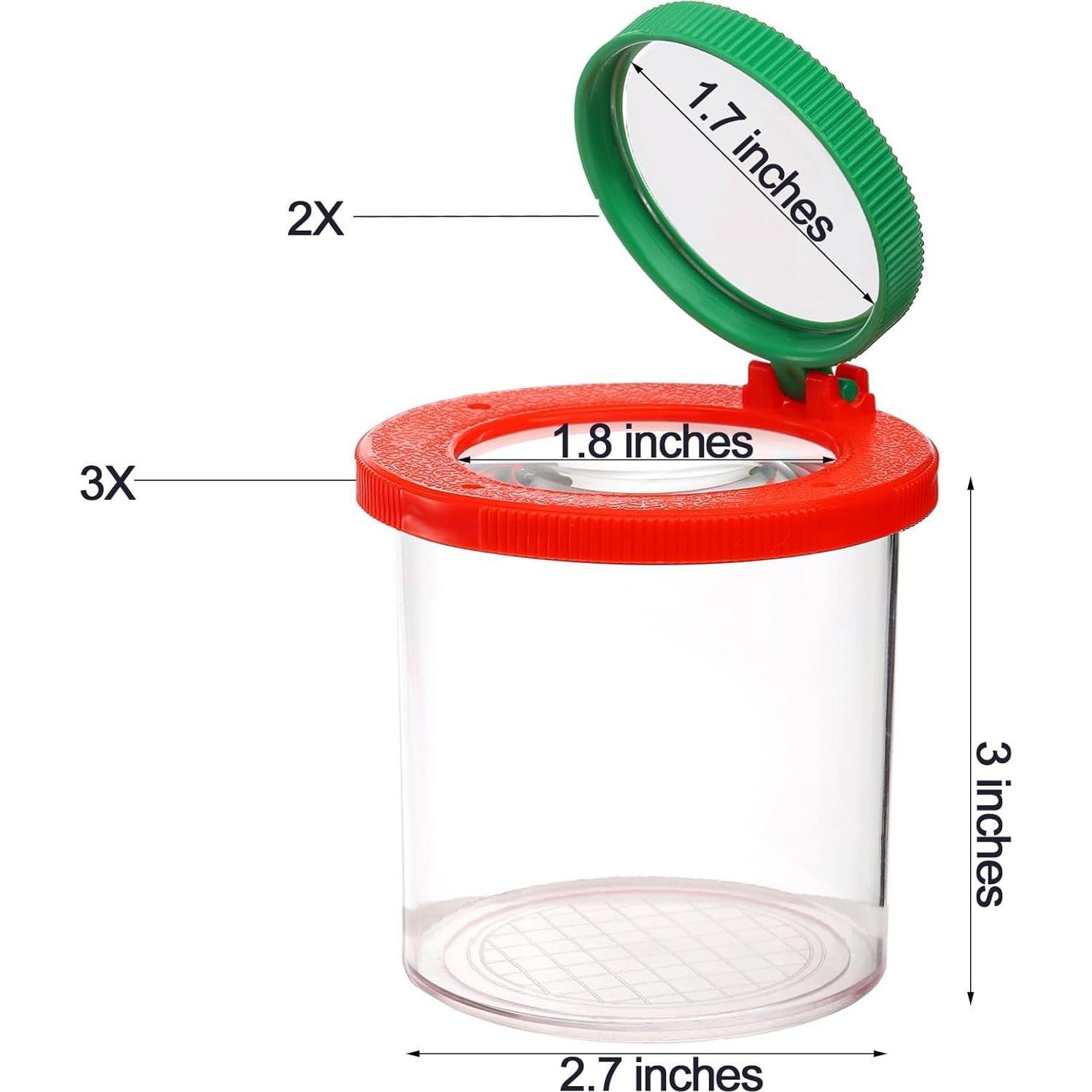 Set de 10 Visores de Insectos Coloch con Lupa 6X para Niños
