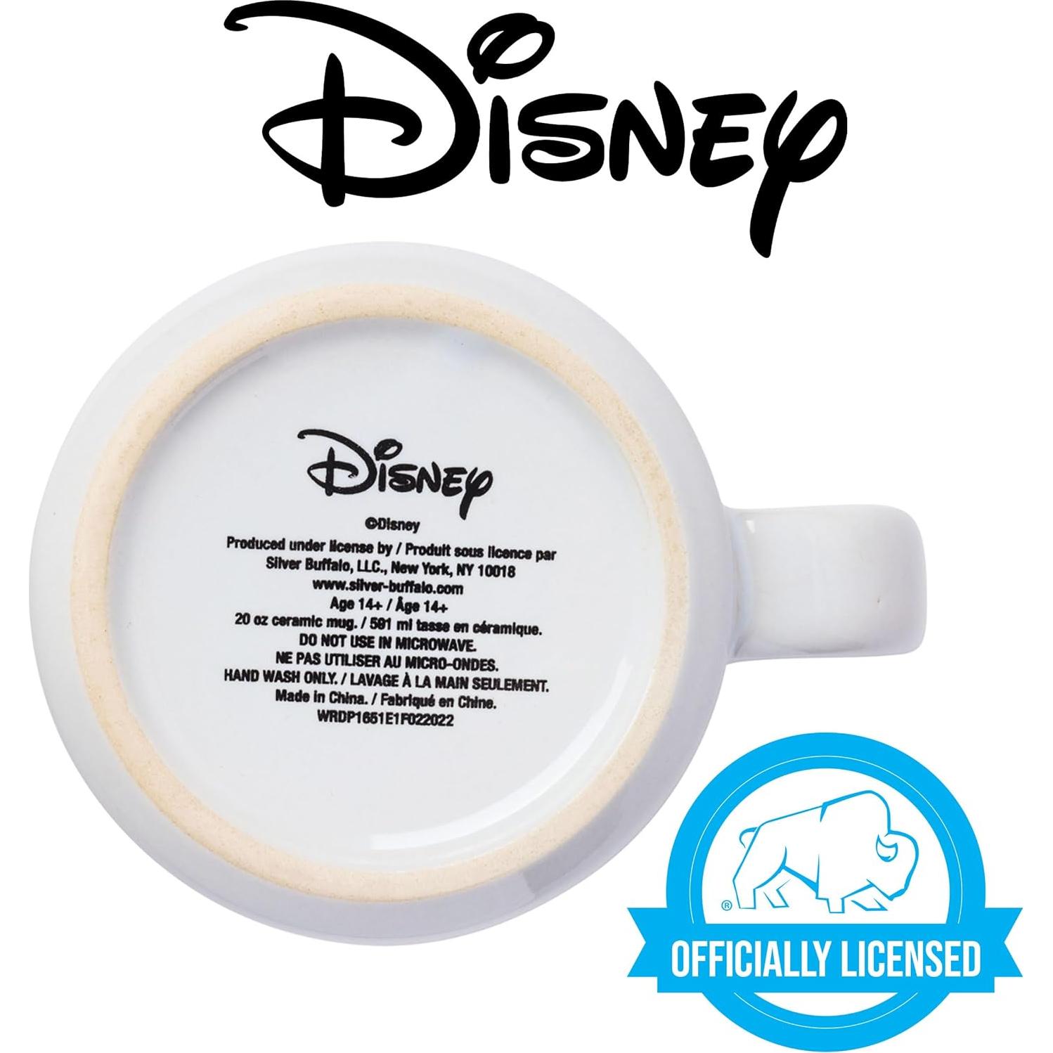 Taza Camper Cerámica Disney Princesas 600ml Tarjeta Mística