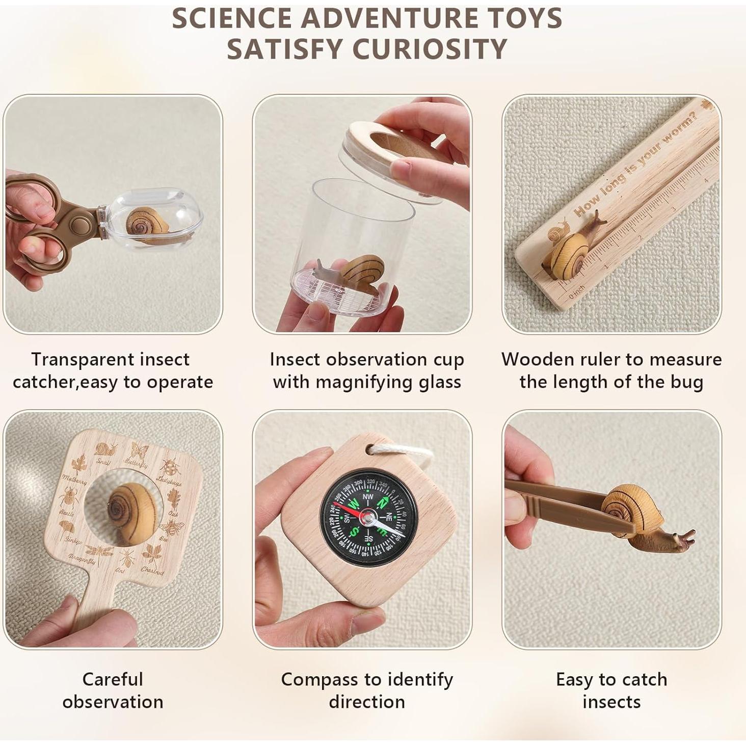 Set de Exploración de Insectos 8-en-1 Macabaka para Niños