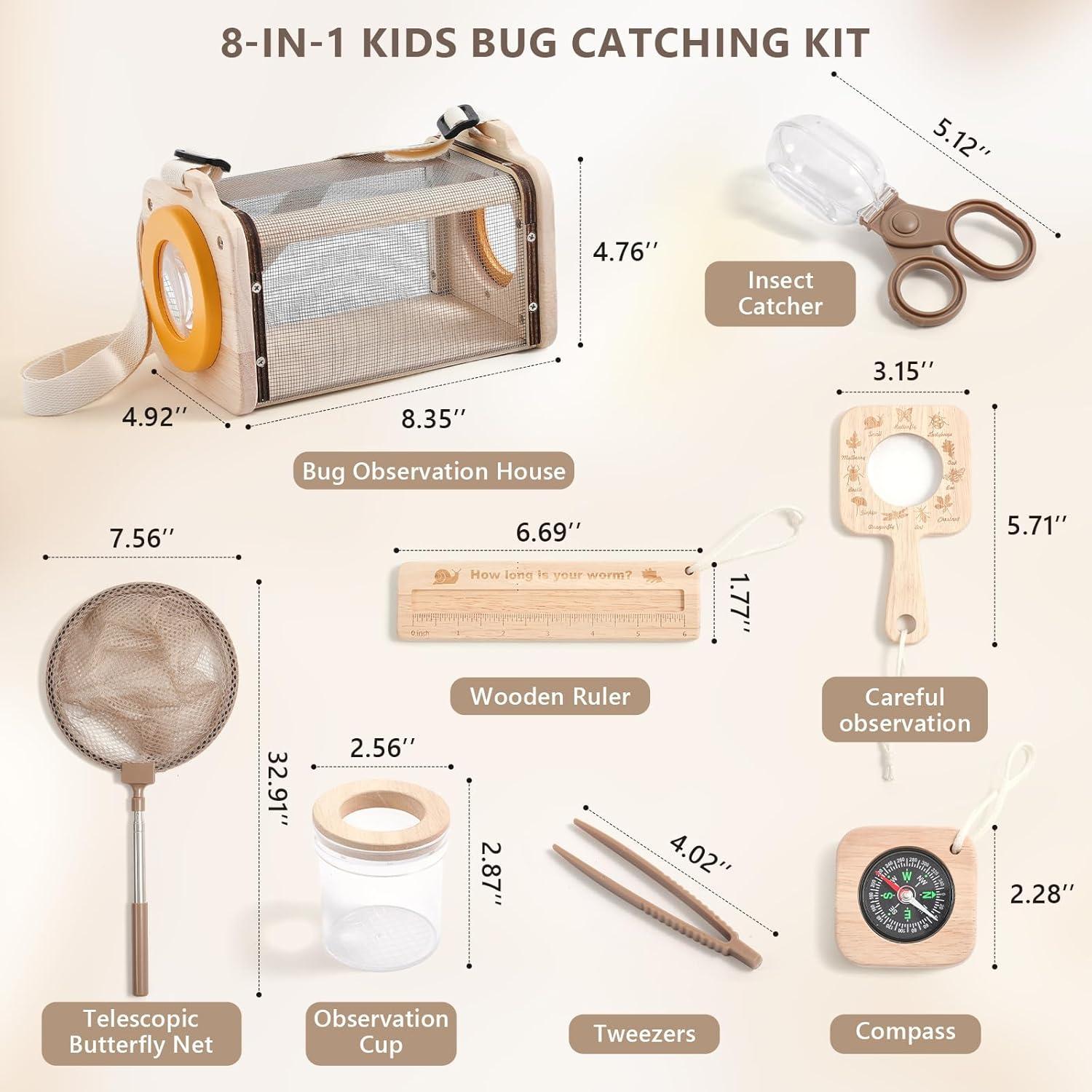 Set de Exploración de Insectos 8-en-1 Macabaka para Niños