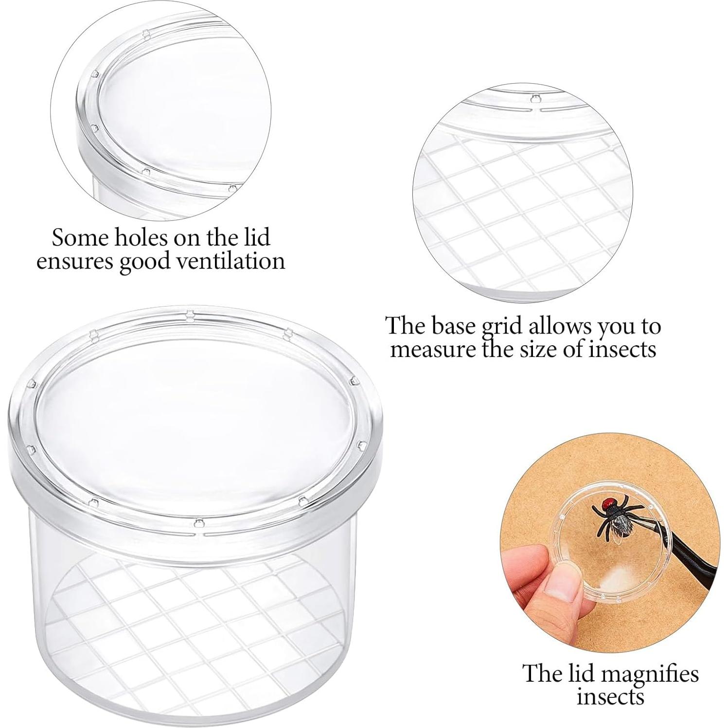 30 Contenedores de Insectos con Lupa YouHaozhai - 2.99 cm