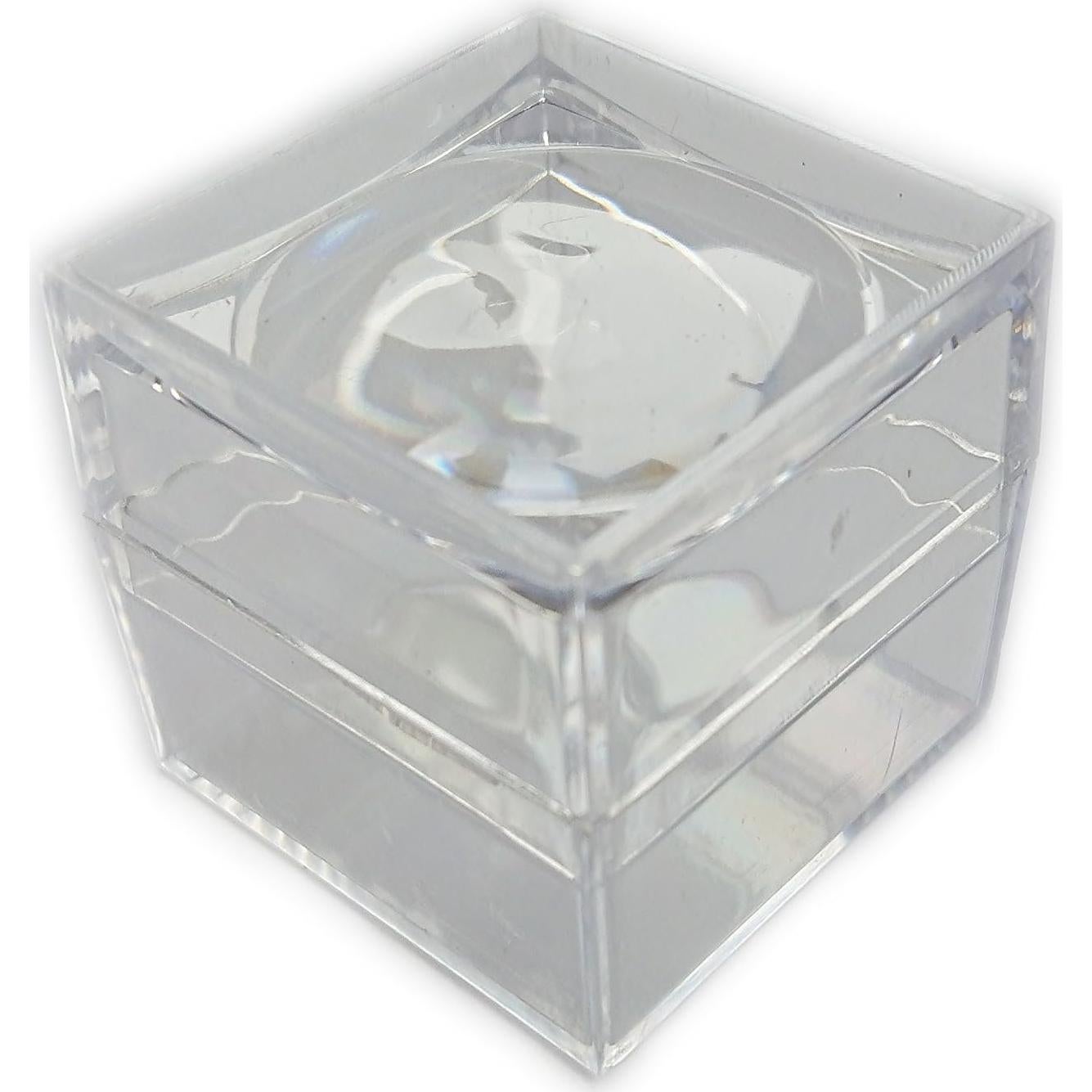 10 Cajas de Exhibición Actopus con Lupa 2X para Monedas