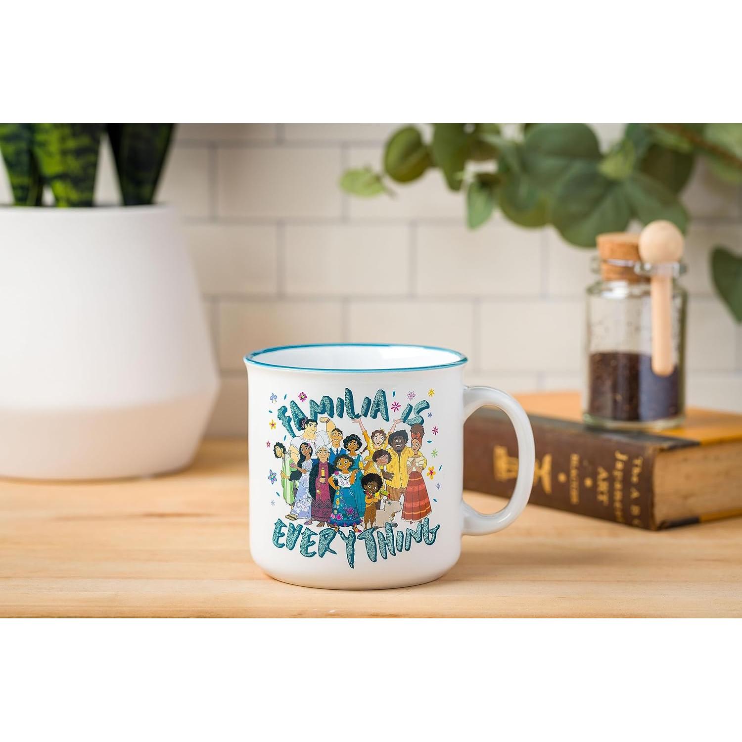 Taza Cerámica Glitter Disney Encanto 0.58 kg 20 oz