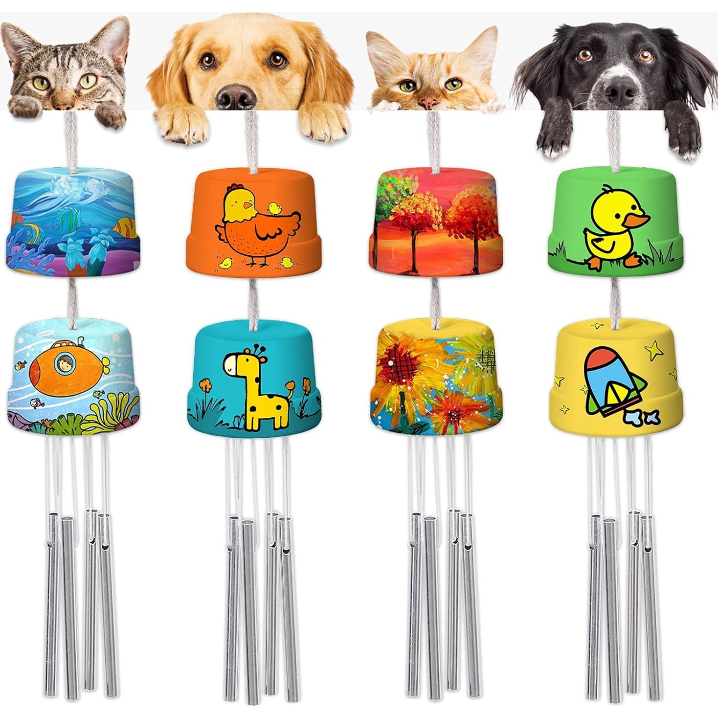 Kits de Campanas de Viento DIY HOSKO - 3 Juegos para Niños