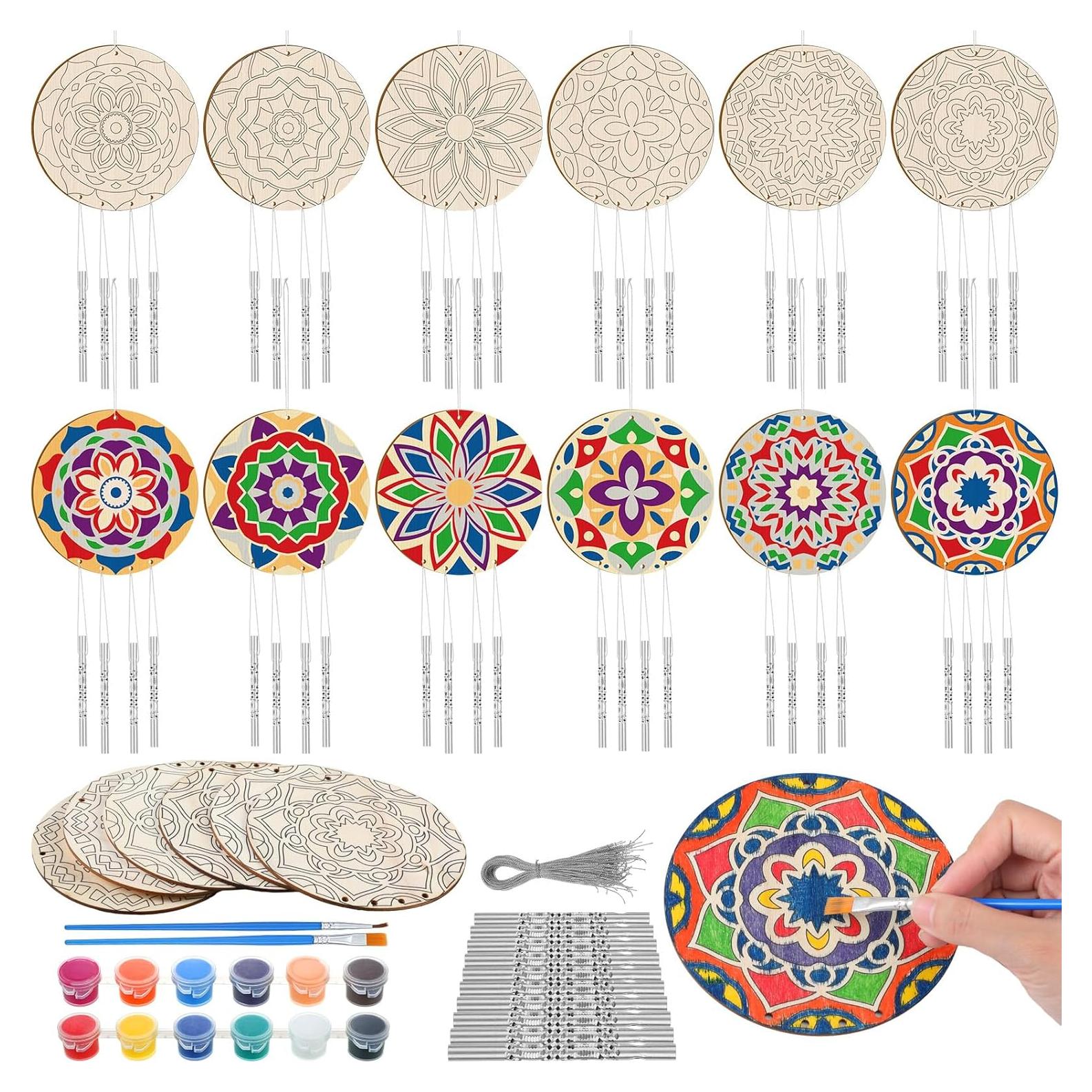 Kit de Manualidades Campana de Viento Mandala Silipull 24 Piezas