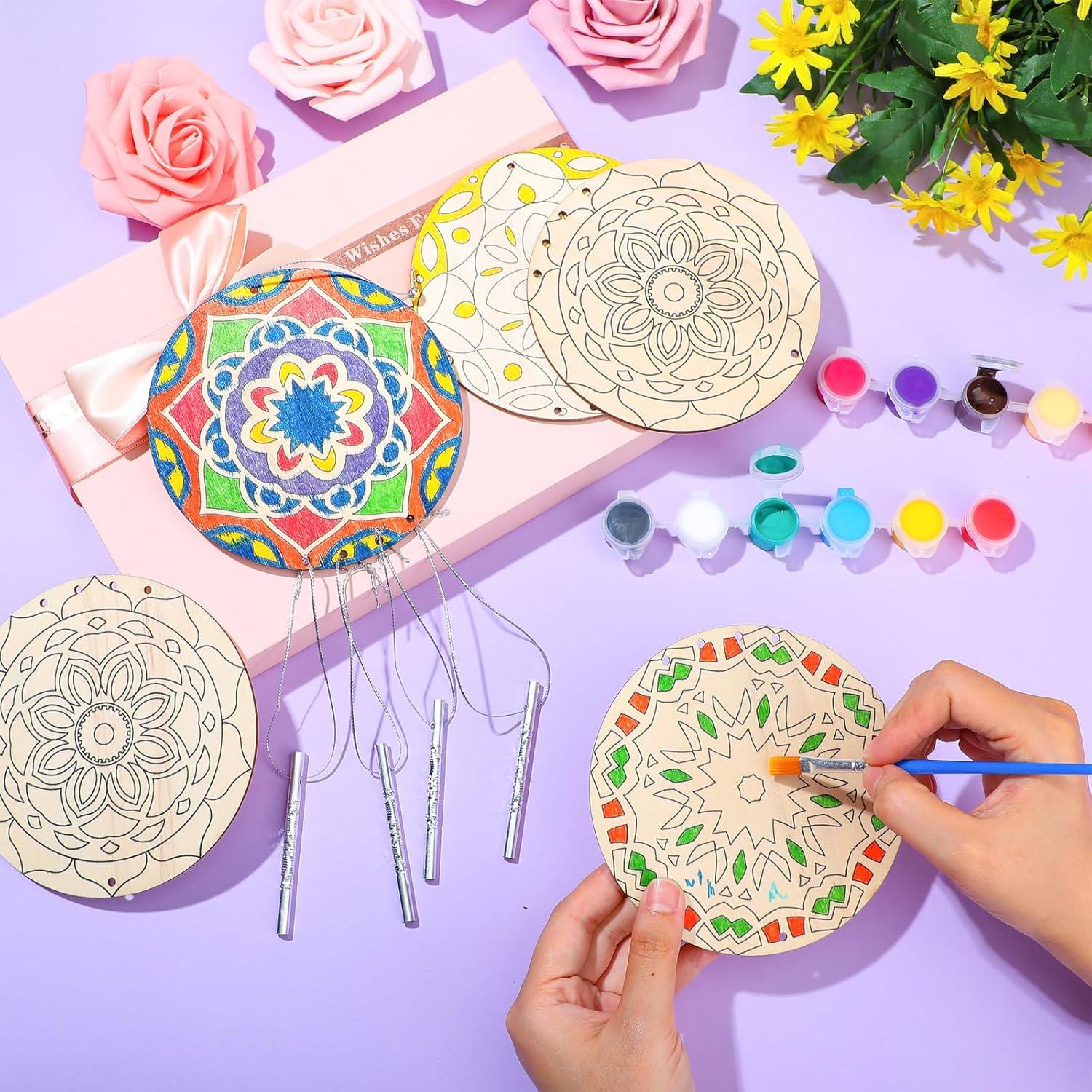 Kit de Manualidades Campana de Viento Mandala Silipull 24 Piezas