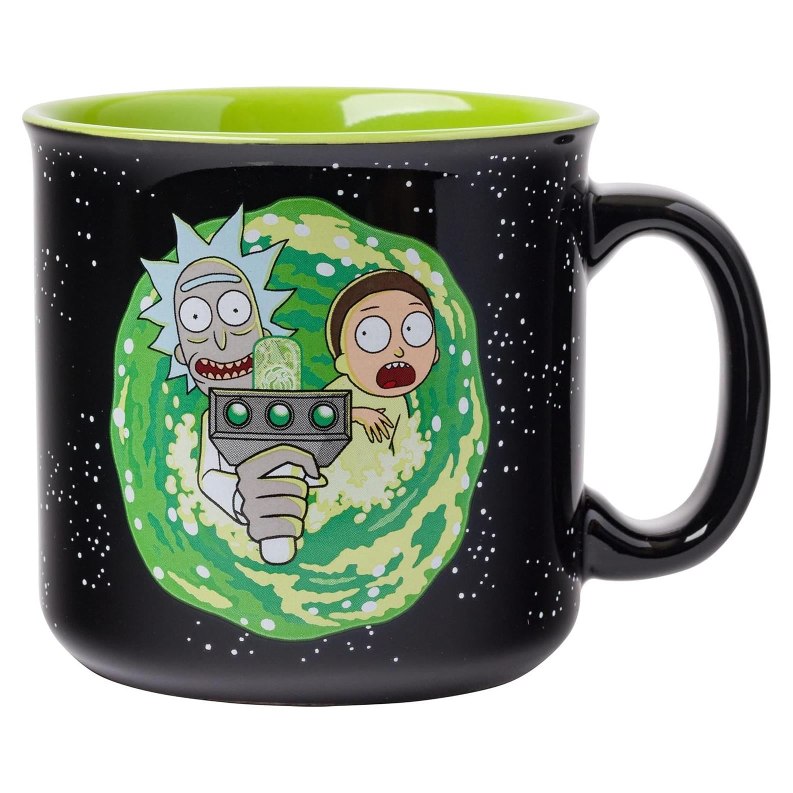 Taza de cerámica Silver Buffalo Rick y Morty 591 ml