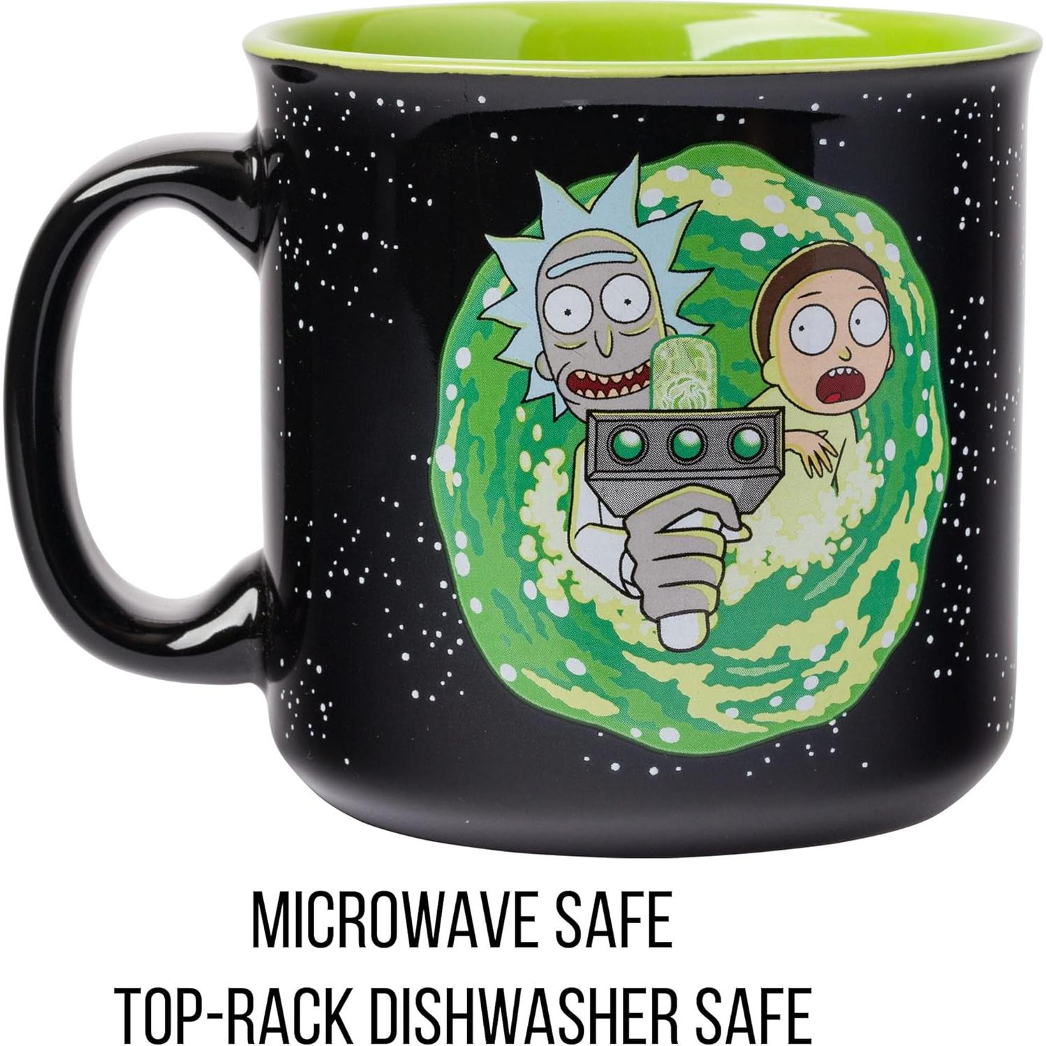 Taza de cerámica Silver Buffalo Rick y Morty 591 ml