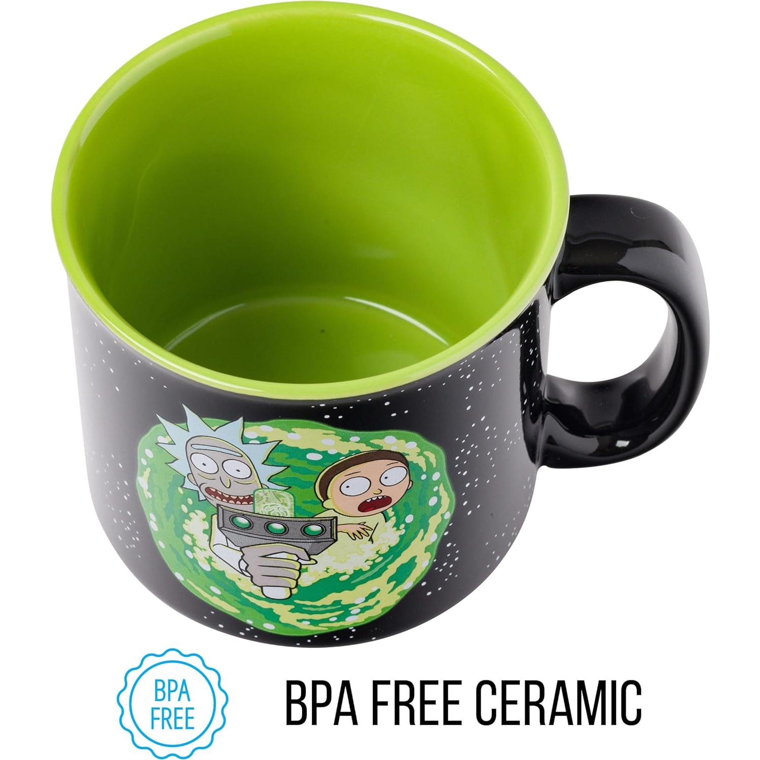Taza de cerámica Silver Buffalo Rick y Morty 591 ml