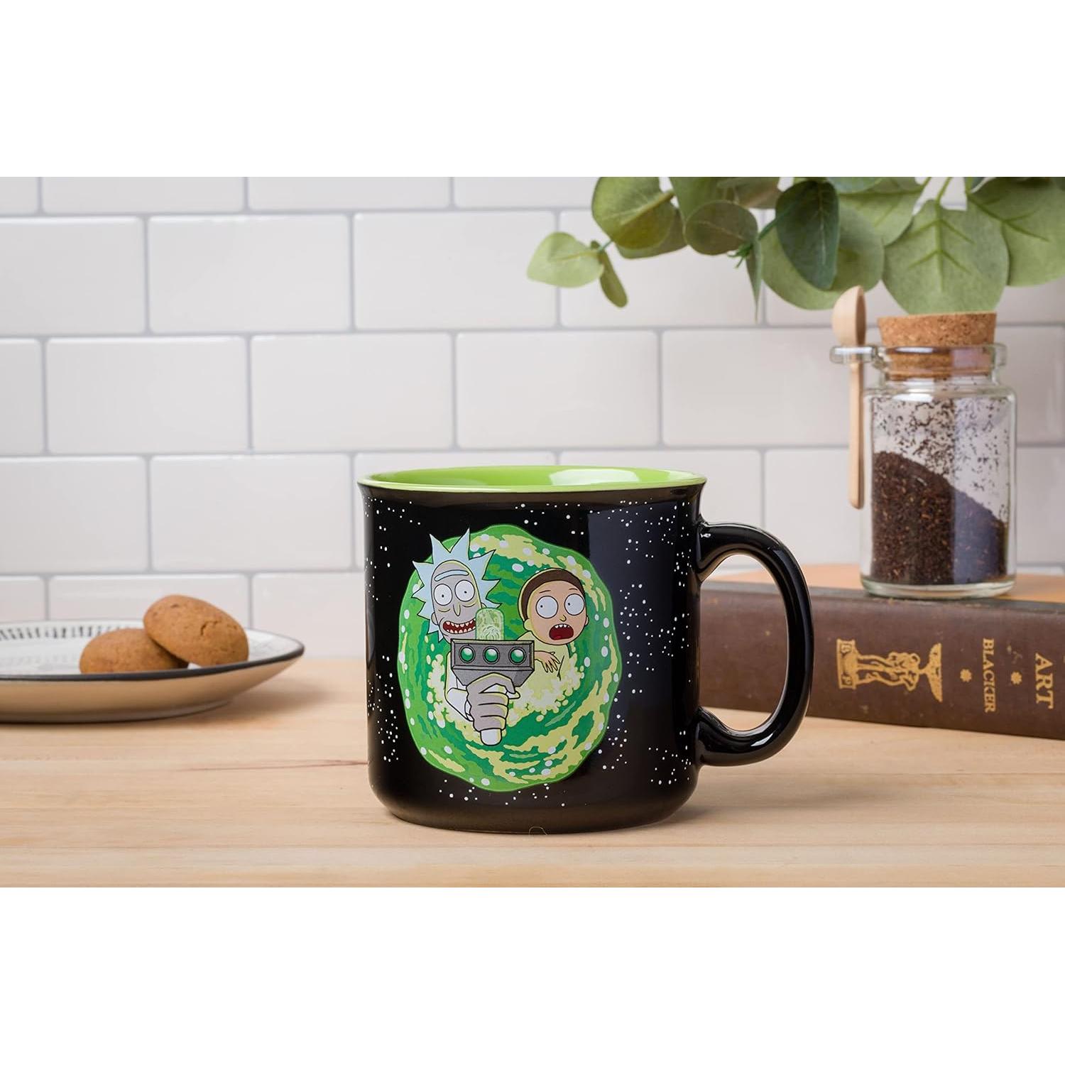 Taza de cerámica Silver Buffalo Rick y Morty 591 ml