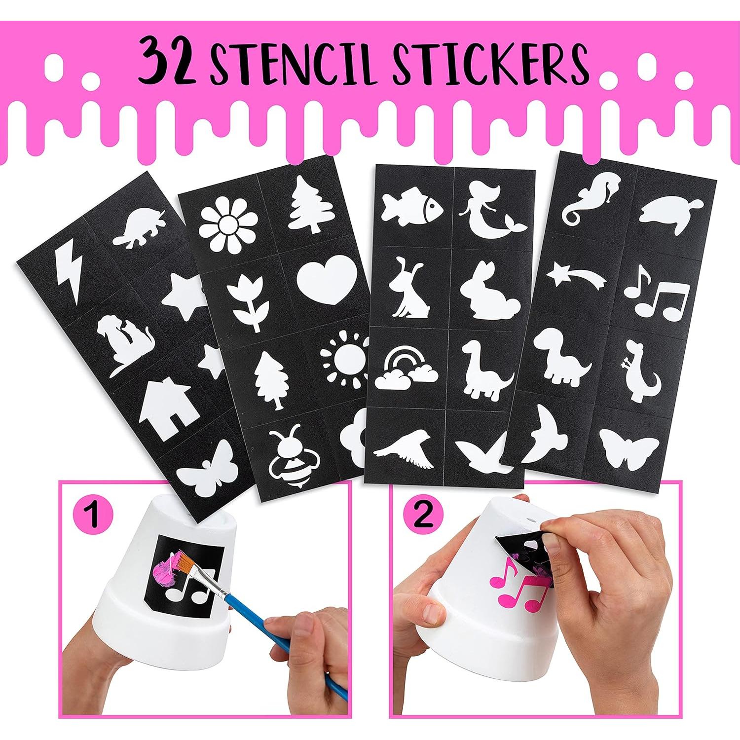 Kit de Campanas de Viento DIY Romi - 2 Macetas de Cerámica