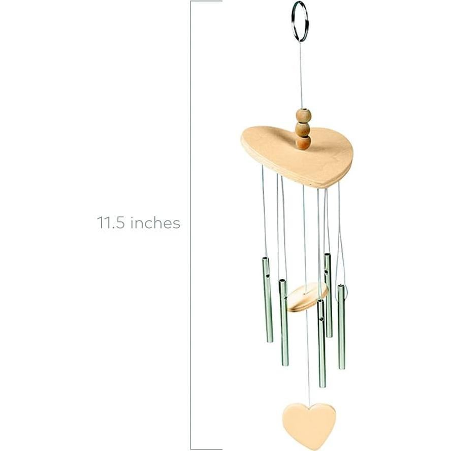 Campanas de Viento de Madera para Pintar Fun Express - 12 Unidades