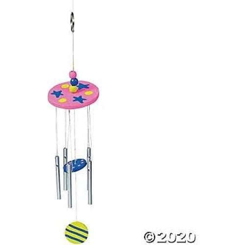 Campanas de Viento de Madera para Pintar Fun Express - 12 Unidades