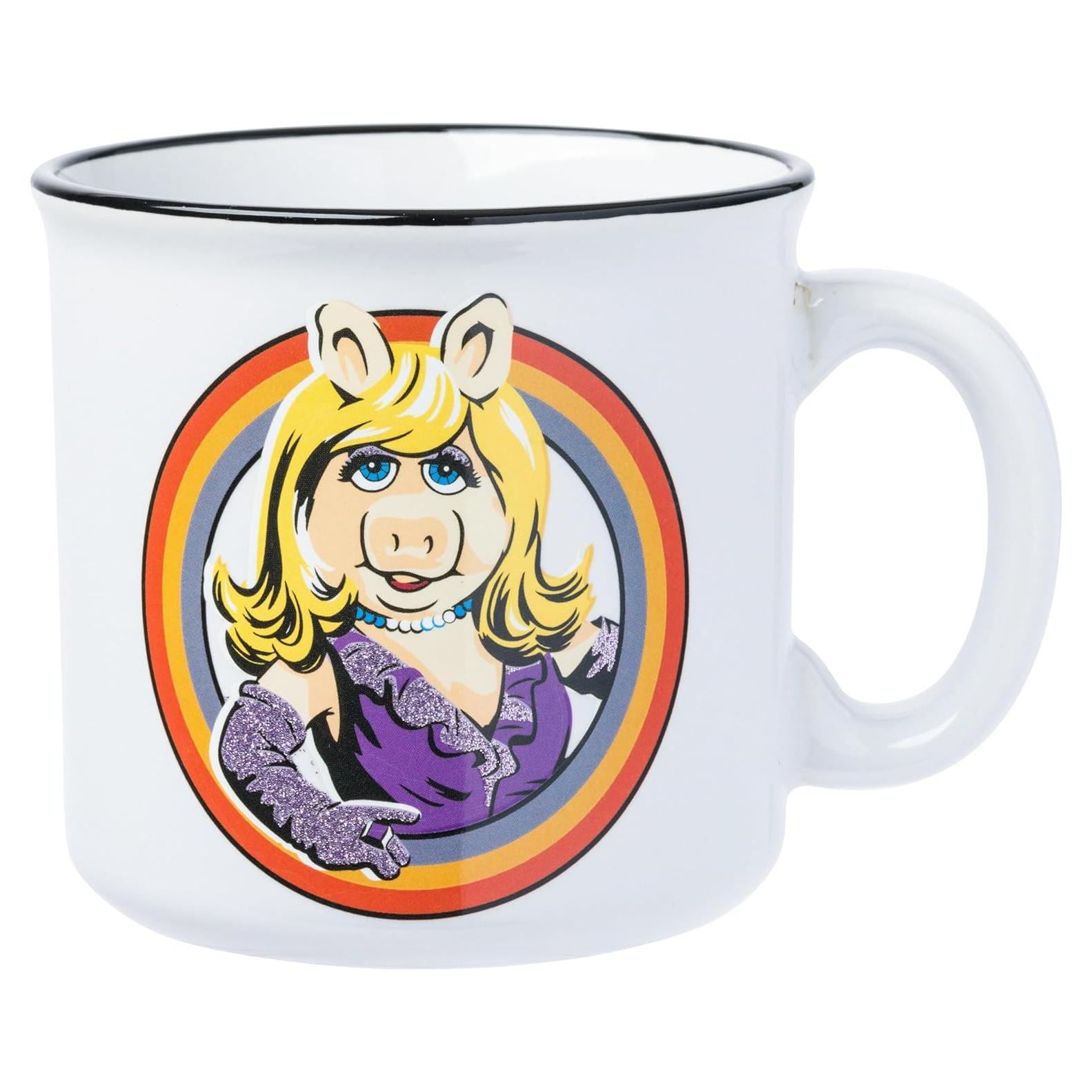 Taza Cerámica Miss Piggy 591 ml Silver Buffalo Retro