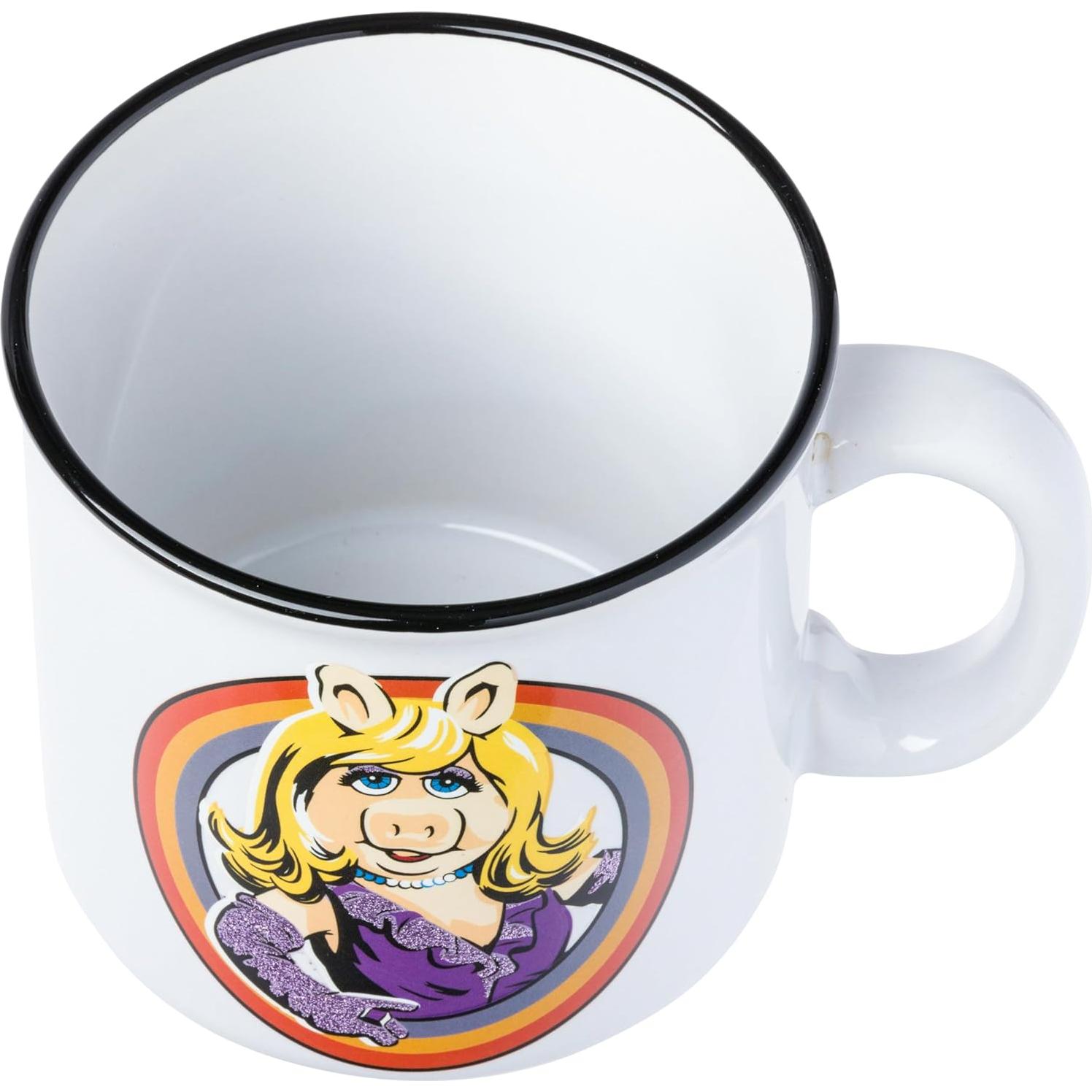 Taza Cerámica Miss Piggy 591 ml Silver Buffalo Retro