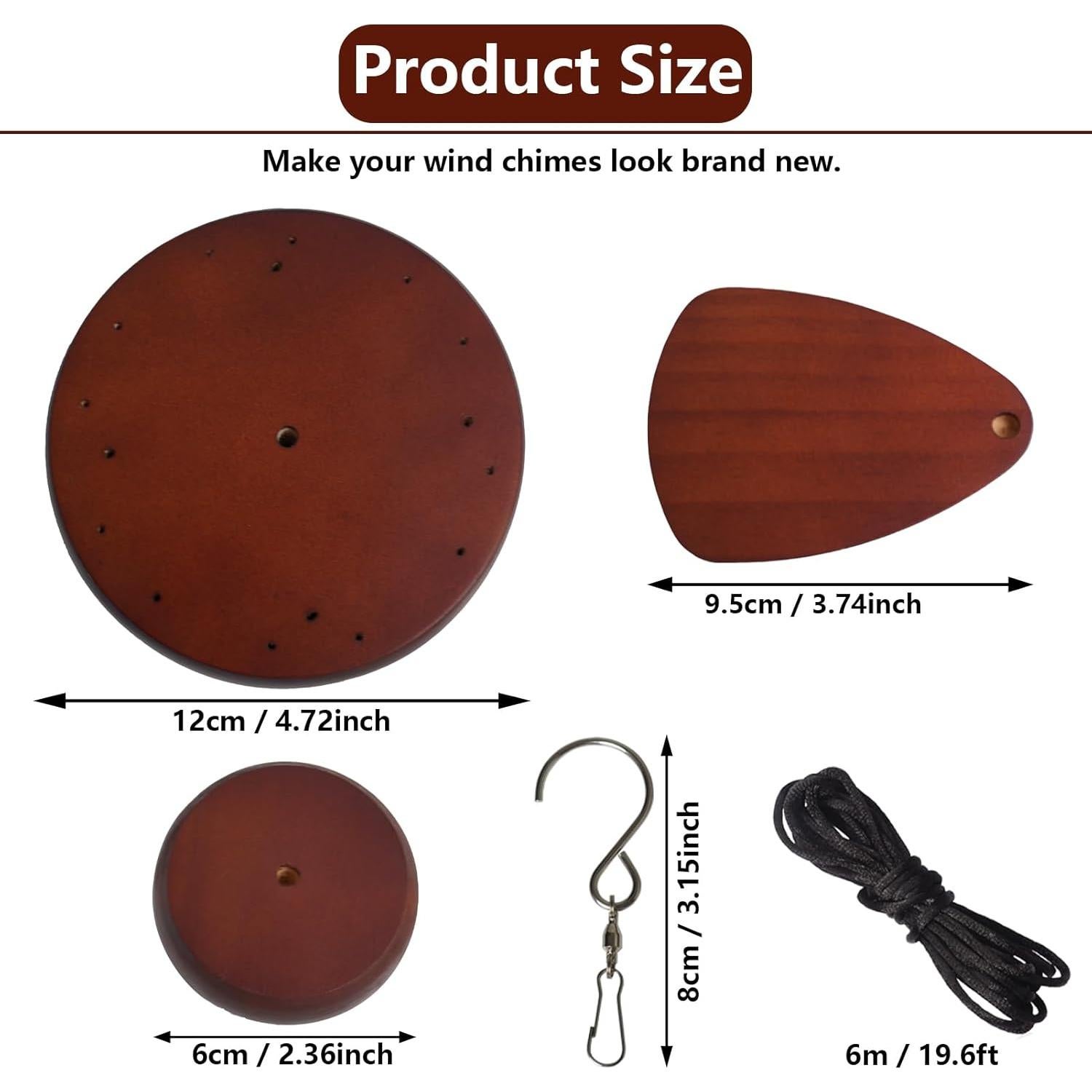 Kit de Reemplazo para Campanas de Viento SPNKMJUJ 28 PCS