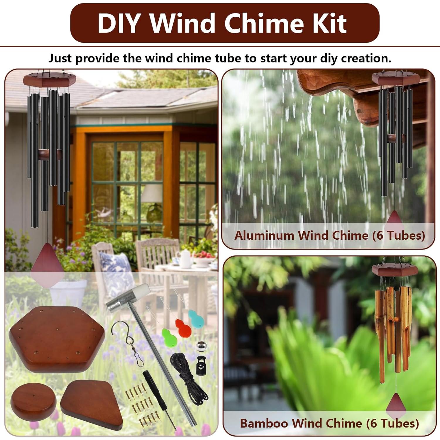 Kit de Piezas para Campanas de Viento SPNKMJUJ 28 PCS