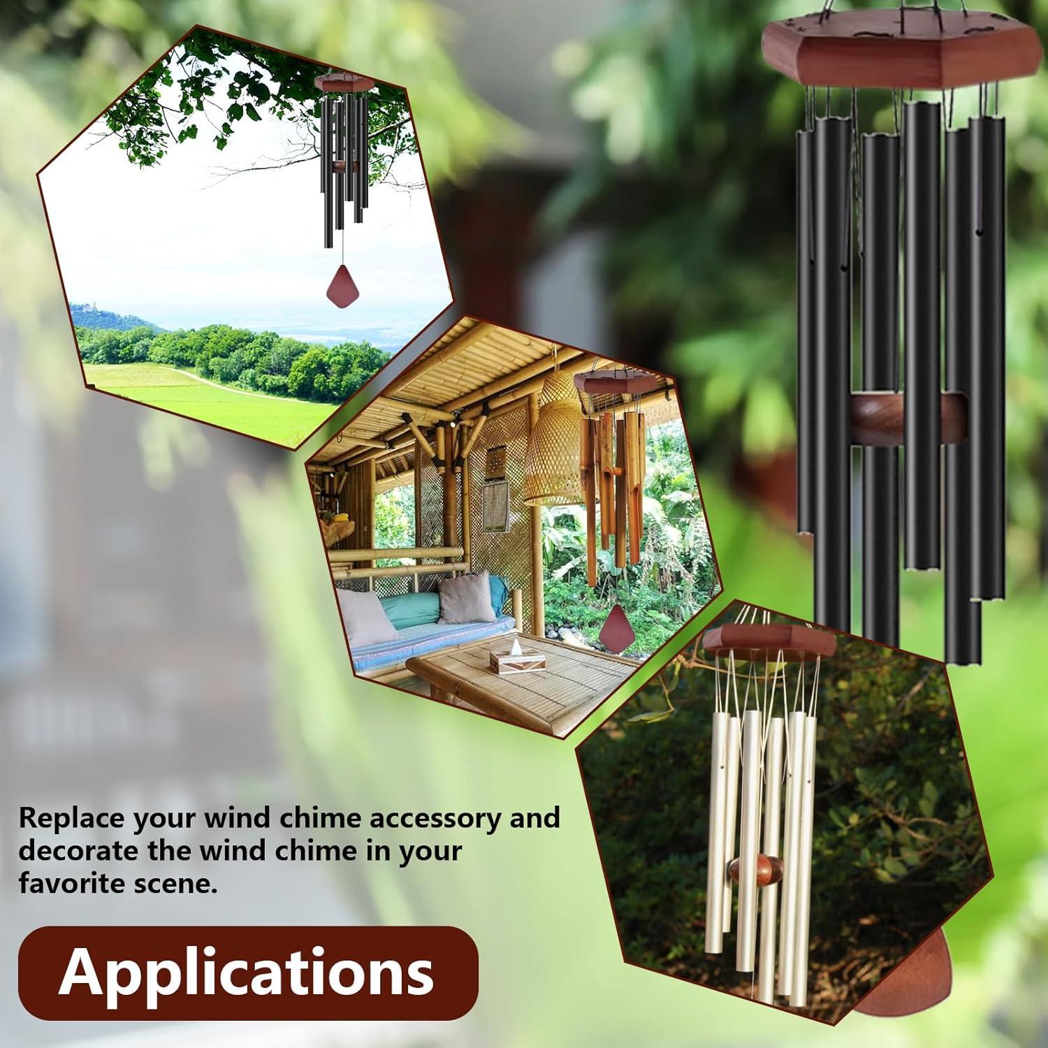 Kit de Piezas para Campanas de Viento SPNKMJUJ 28 PCS