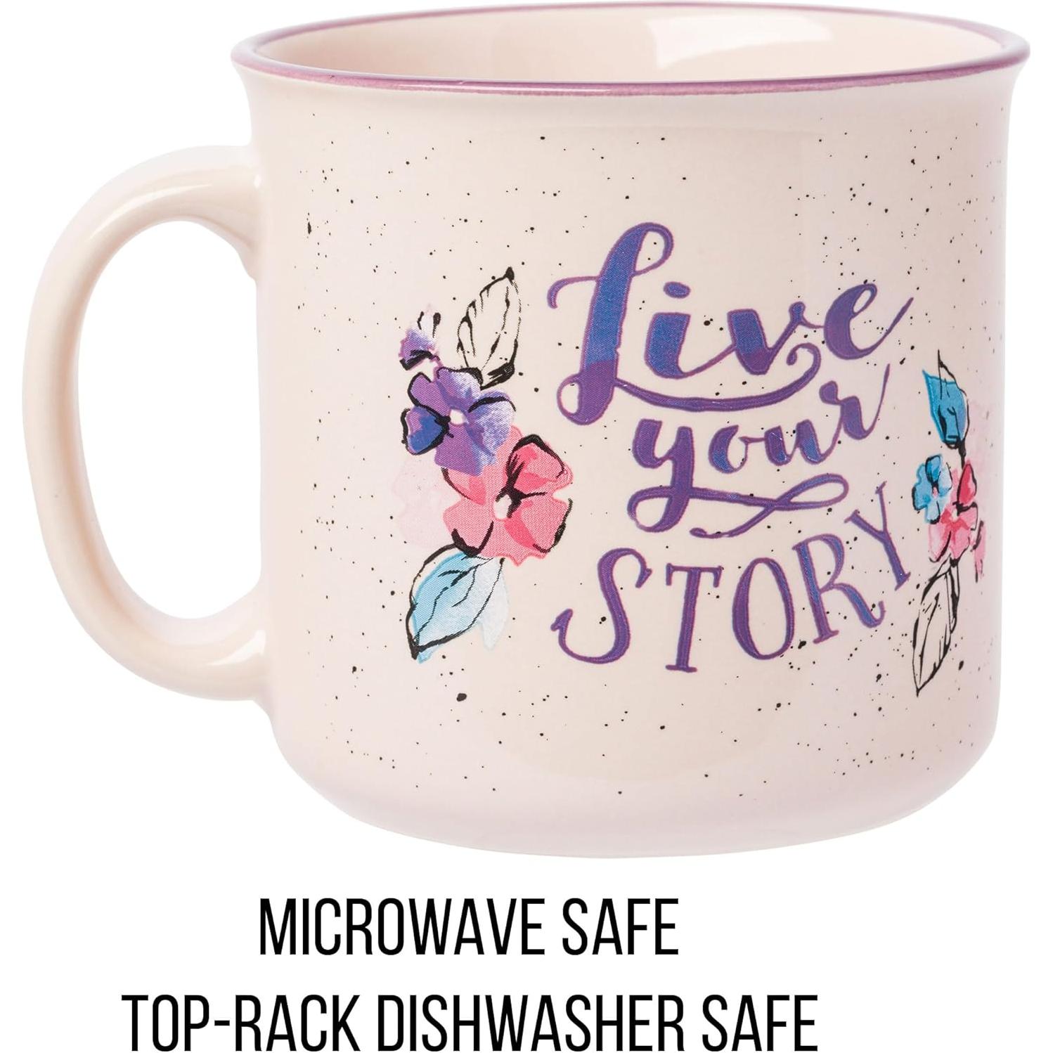 Taza Camper Cerámica Silver Buffalo Princesas Disney 590ml