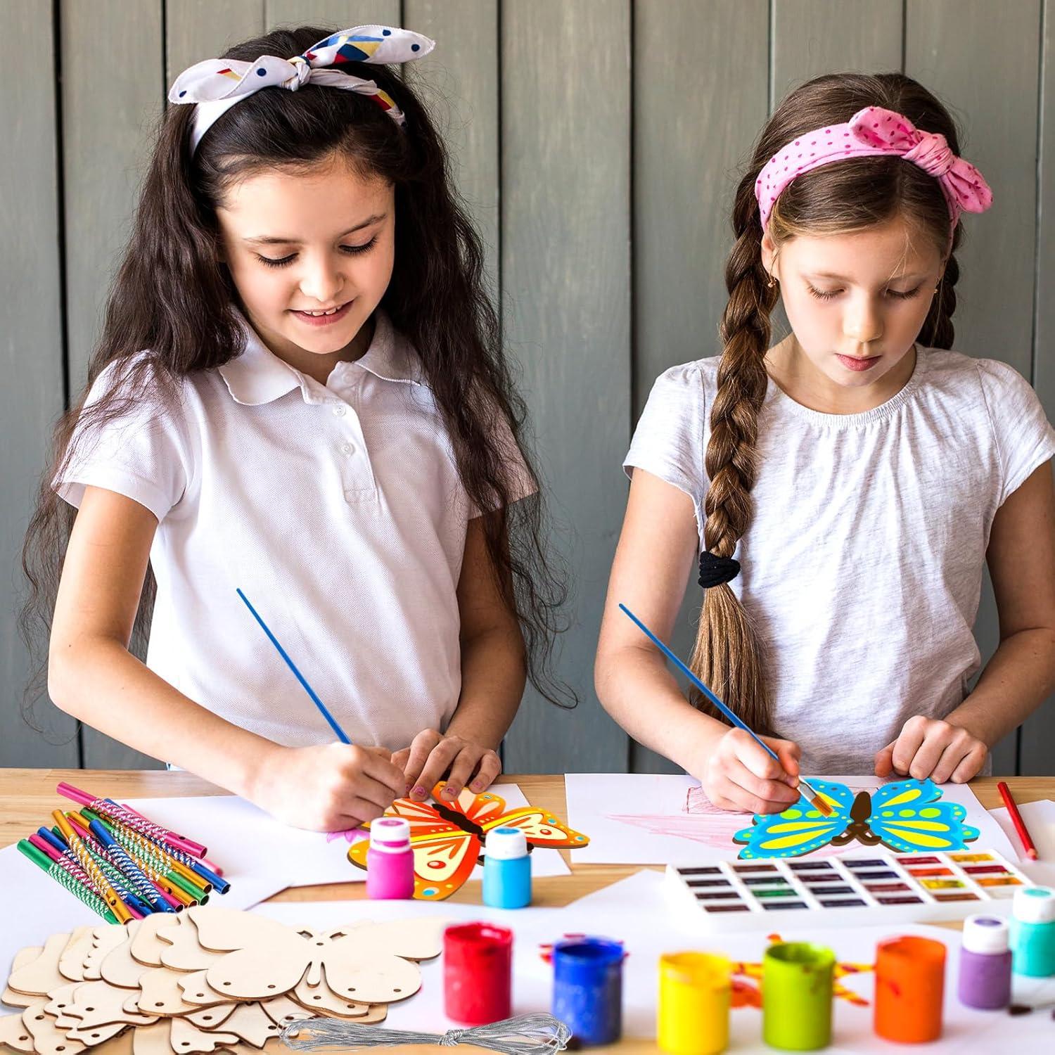 Kit de Campanas de Viento XJWWHZ Mariposa 8 Piezas DIY