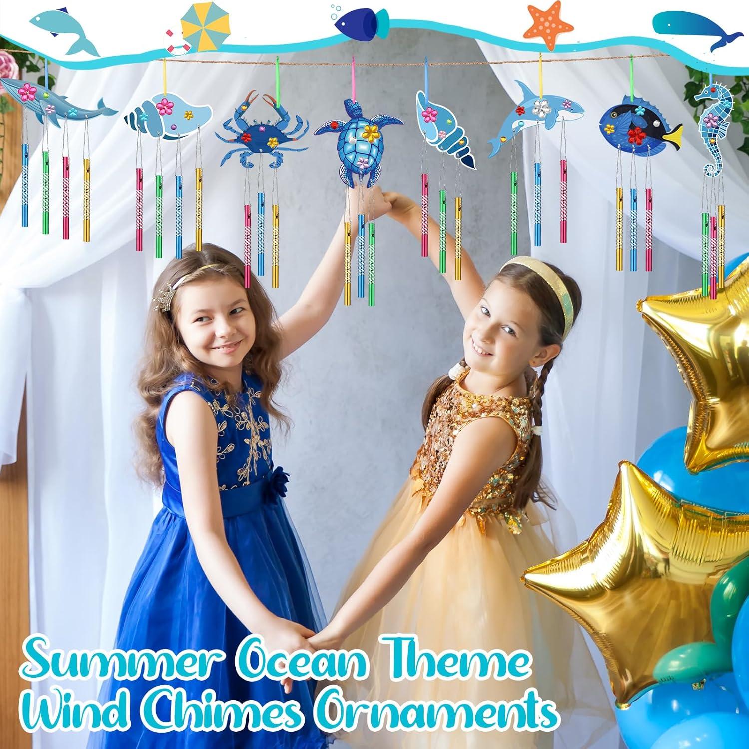 Kit de Manualidades 128 Piezas Anglechic Campanas de Viento