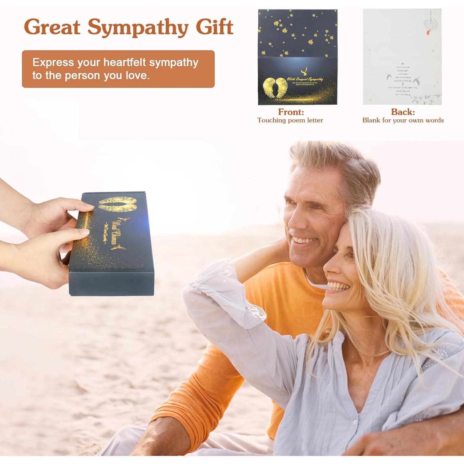 Campanas de Viento Memorial Beboligh 94 cm Aluminio Dorado