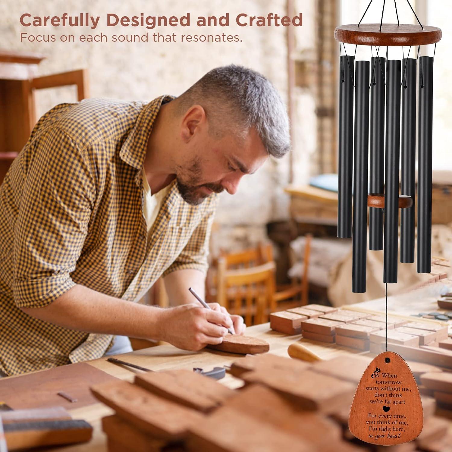 Campana de Viento Conmemorativa JOBOSI 25 cm Mariposa