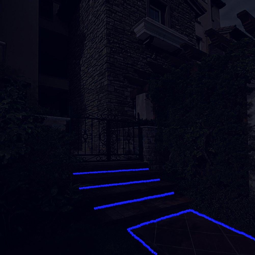 Piedras Brillantes GloCarnival 300 pcs Azules Luminiscentes